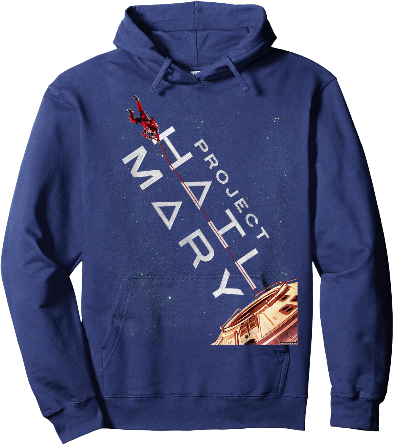 Project Hail Mary Movie Poster Hoodie - Hoodie | Navy