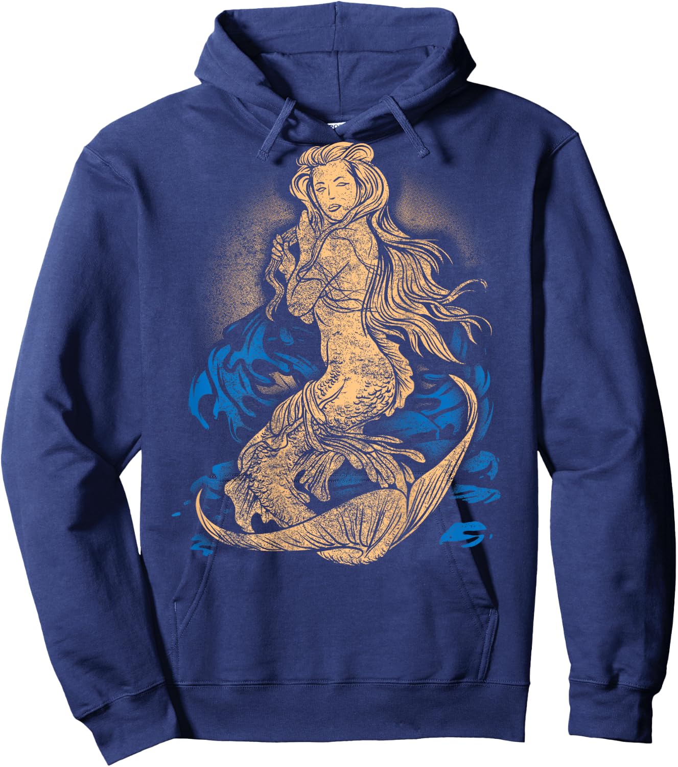 Mermaid Shirt Vintage Tattoo Ink Veteran Pin Up Girl Sexy Hoodie - Hoodie | Navy