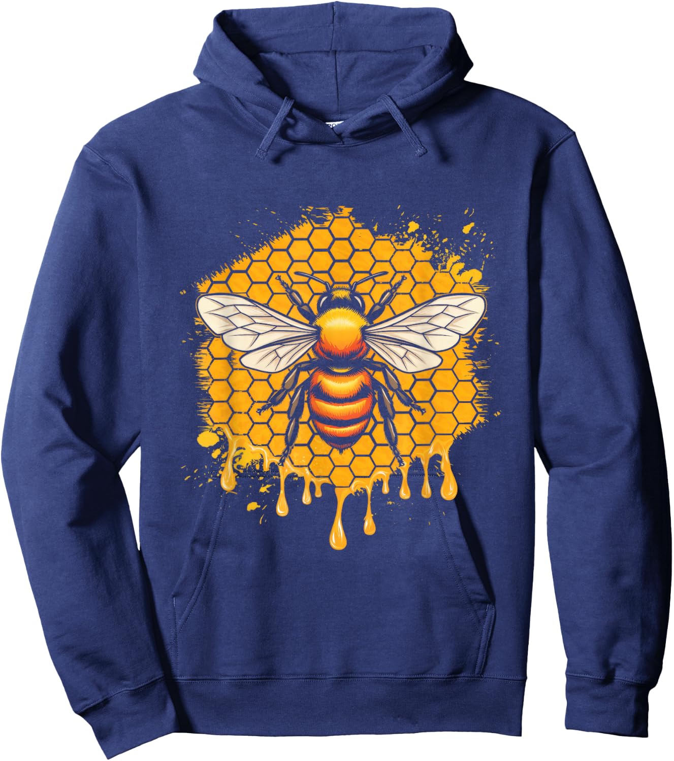 Bee Lover Insect Lover Hobbyist Artwork Hoodie - Hoodie | Navy