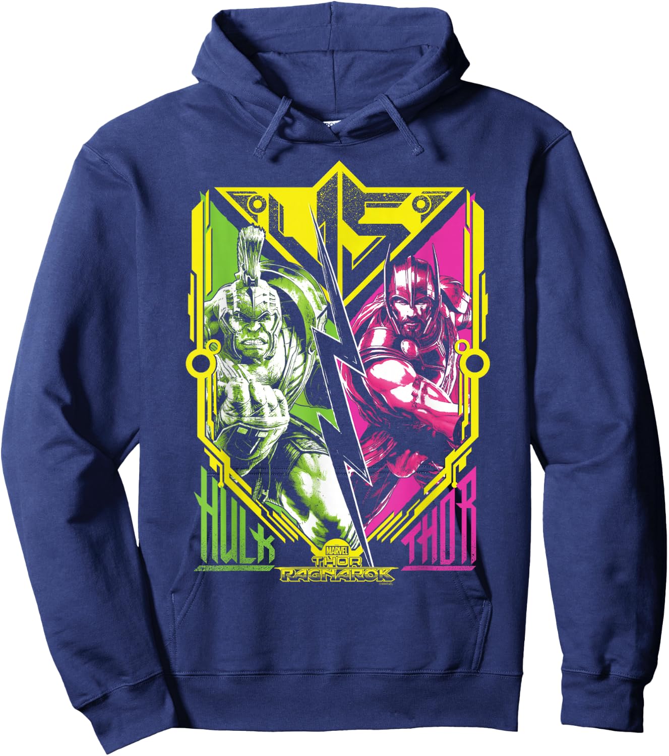 Marvel Thor Ragnarok Thor VS Hulk Hoodie - Hoodie | Navy