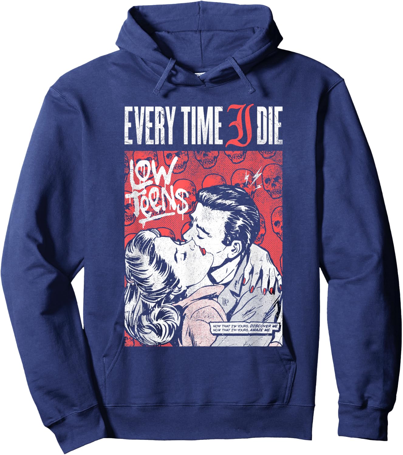 Every Time I Die - Embrace - Official Merch Hoodie - Hoodie | Navy