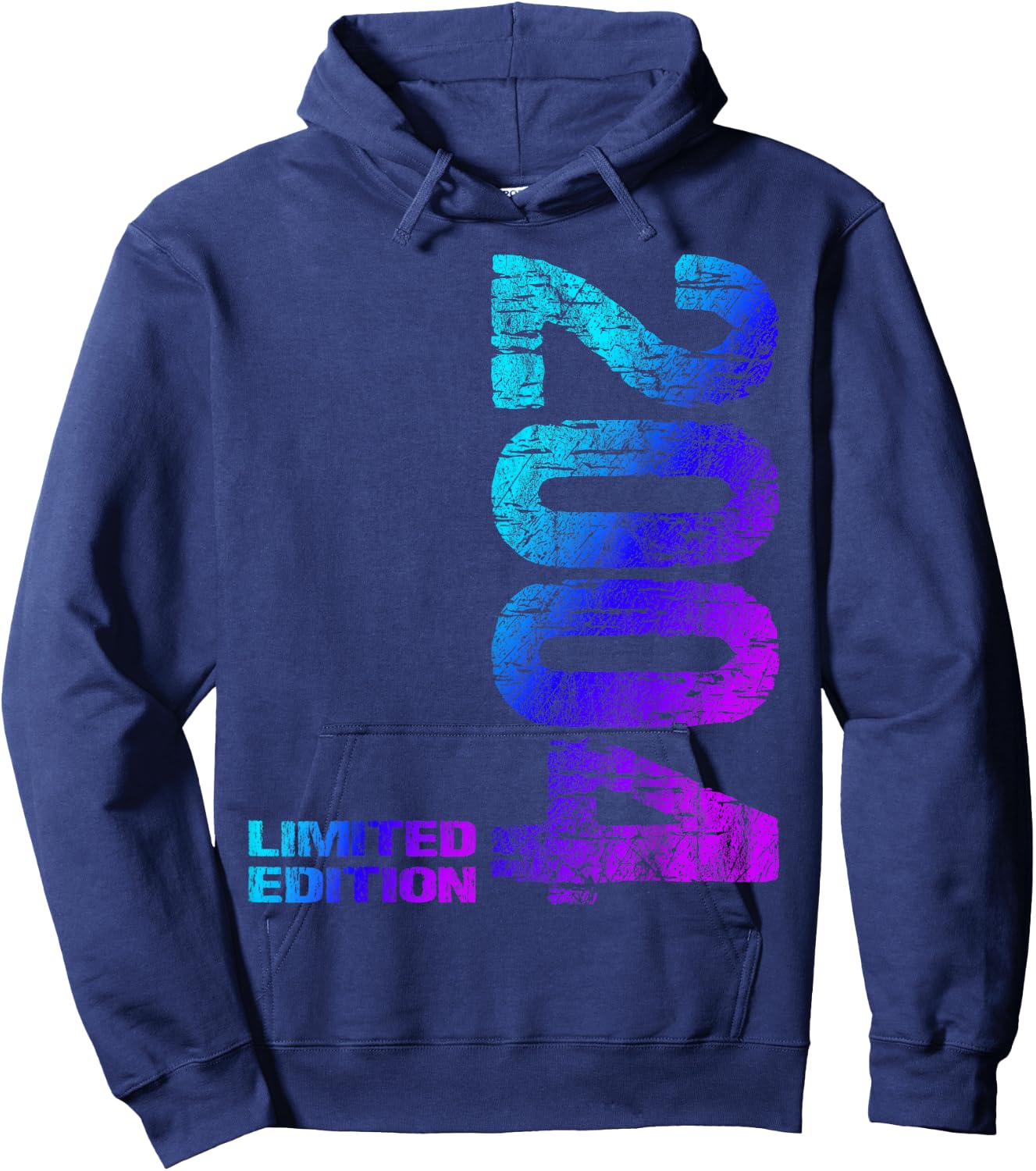 19th Birthday 2004 Limited Edition Man Woman , black Hoodie - Hoodie | Navy