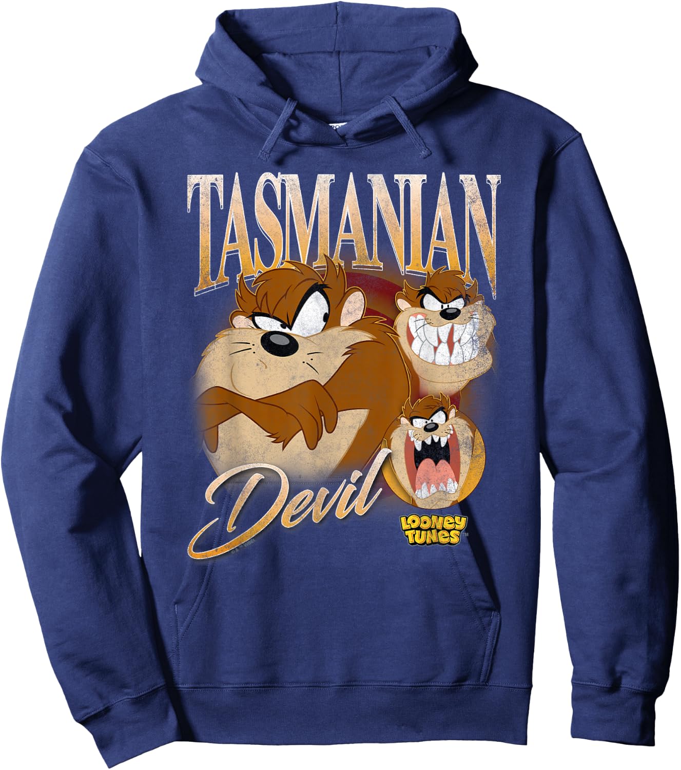Looney Tunes Bootleg Taz Hoodie - Hoodie | Navy