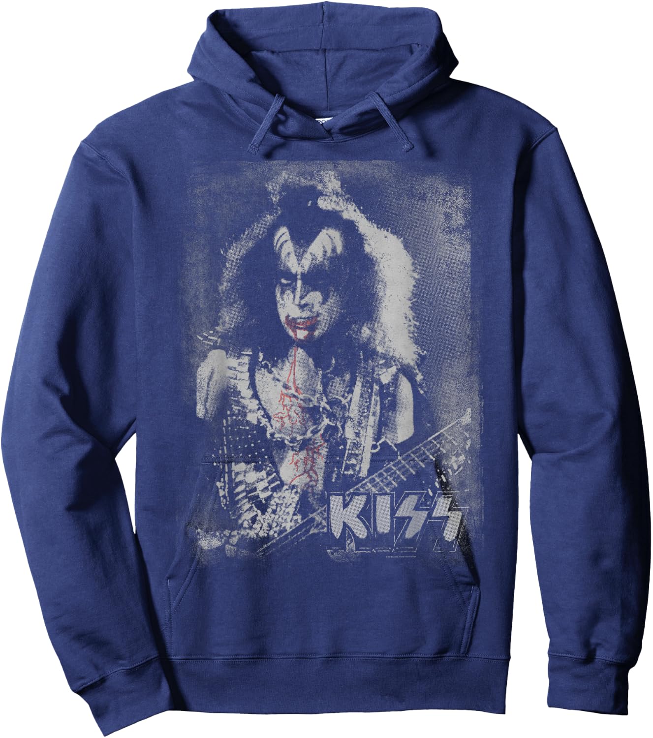 KISS - Demon Blood Hoodie - Hoodie | Navy
