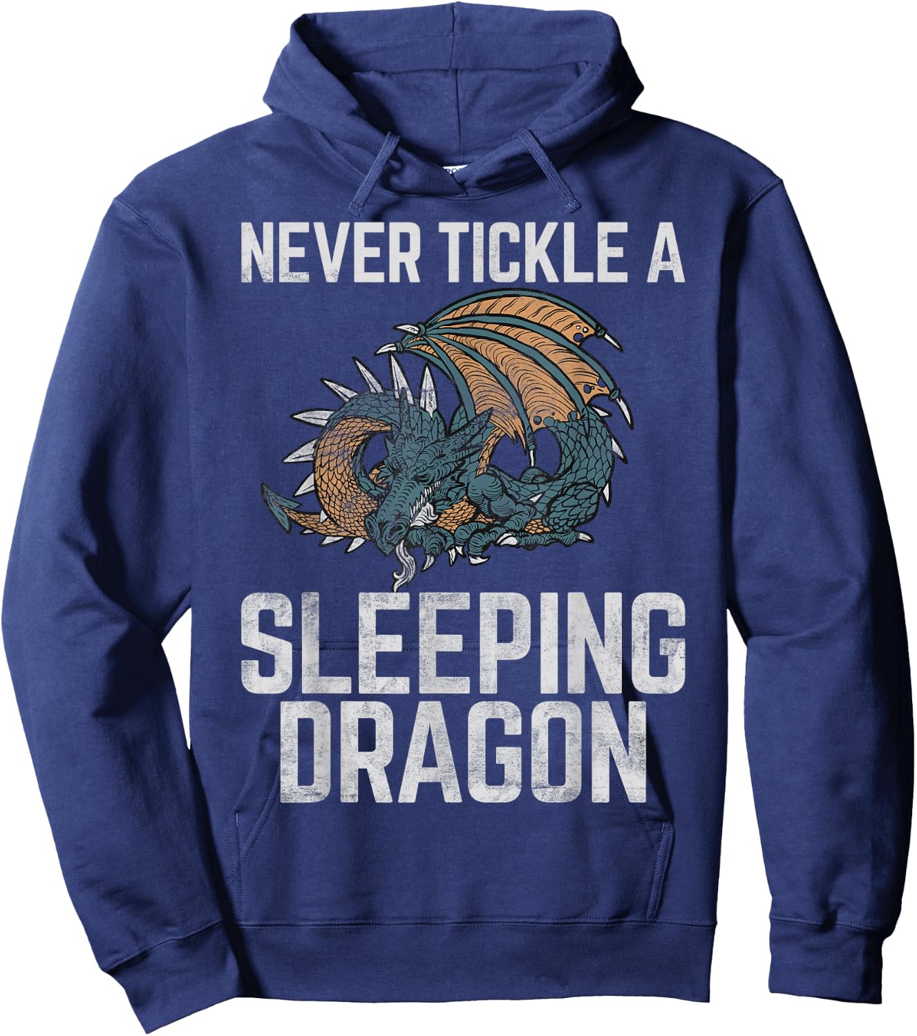 Never tickle a Sleeping Dragon Hoodie - Hoodie | Navy