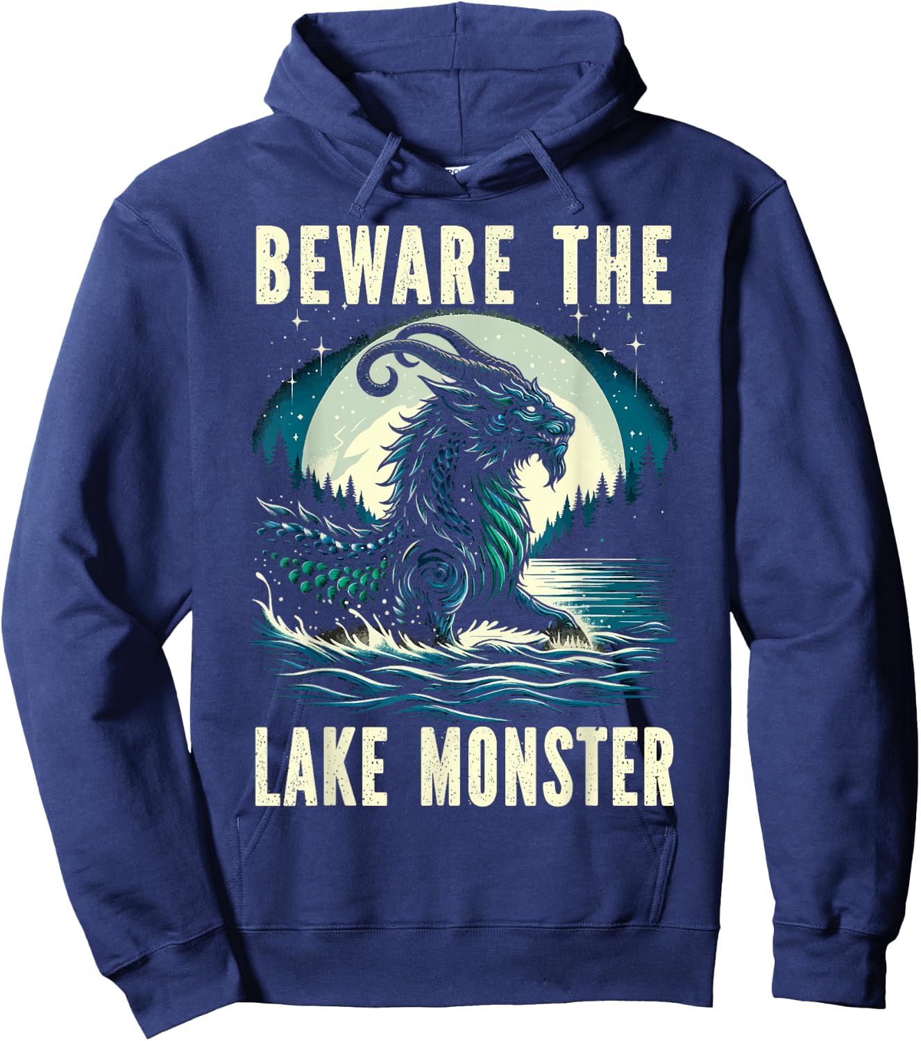 Mishipeshu Mythical Creature Cryptozoology Cryptid Hoodie - Hoodie | Navy