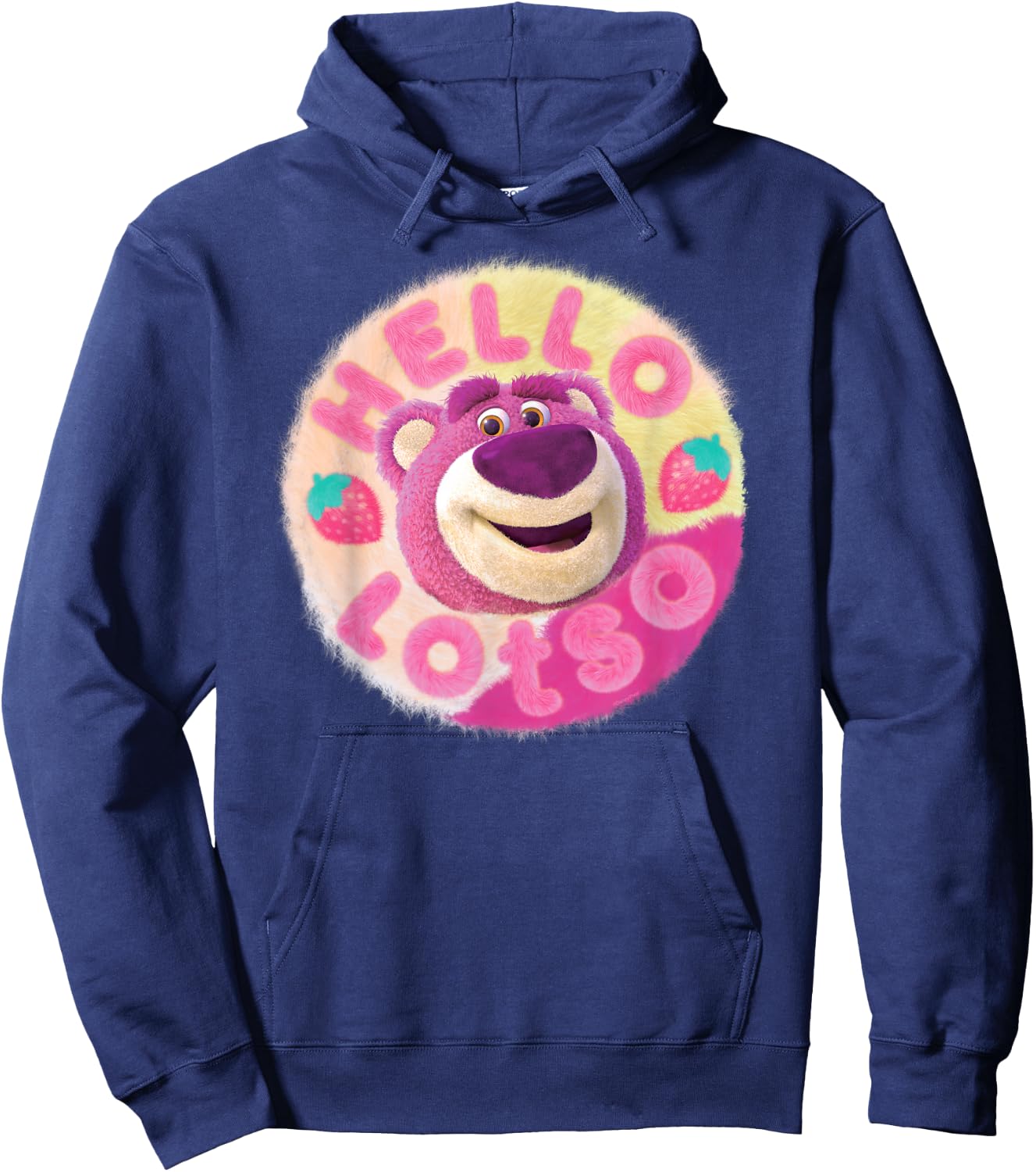 Disney and Pixar’s Toy Story 3 Hello Lotso Strawberry Circle Hoodie - Hoodie | Navy