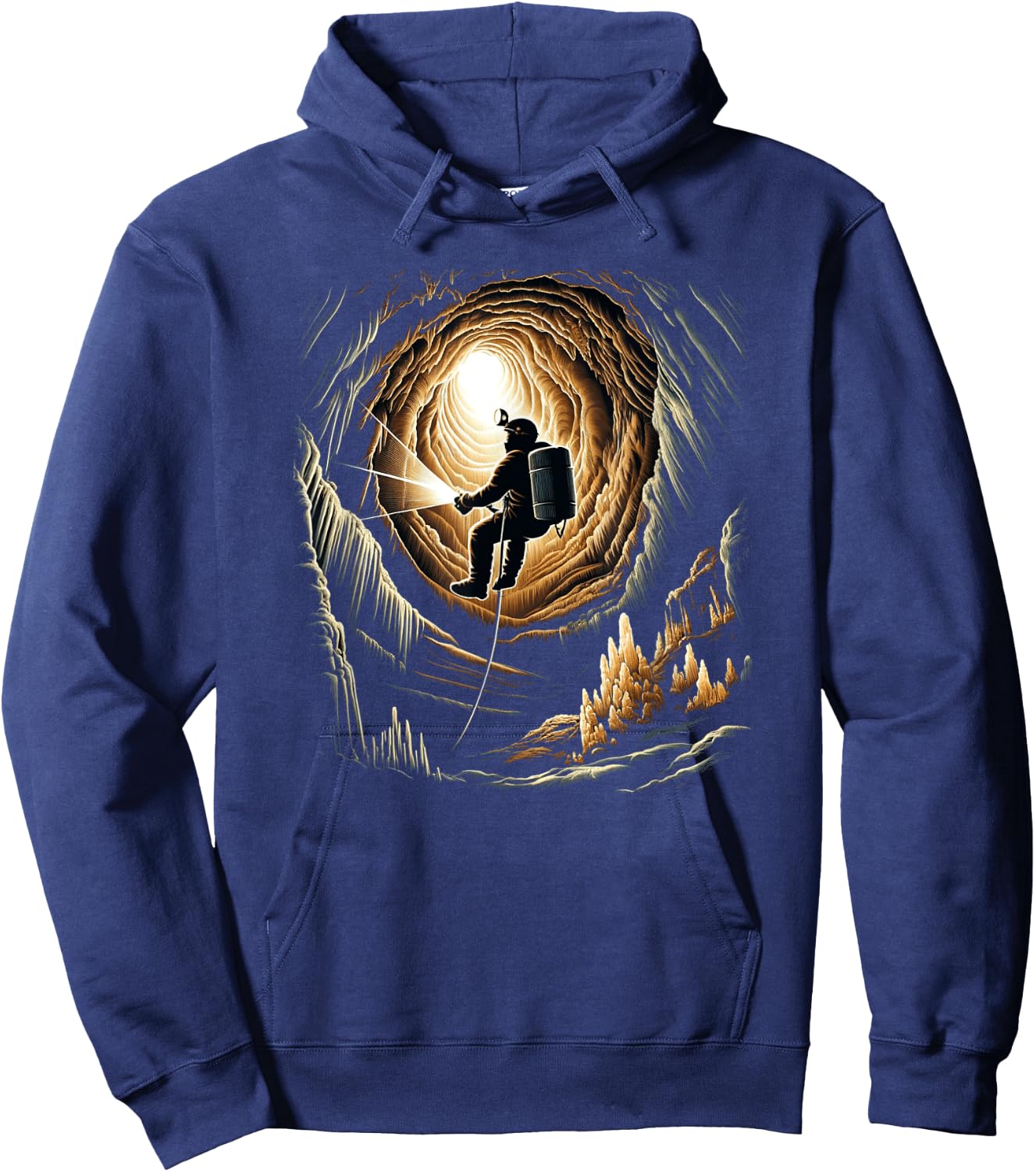 Cave Exploration Caving Hoodie - Hoodie | Navy
