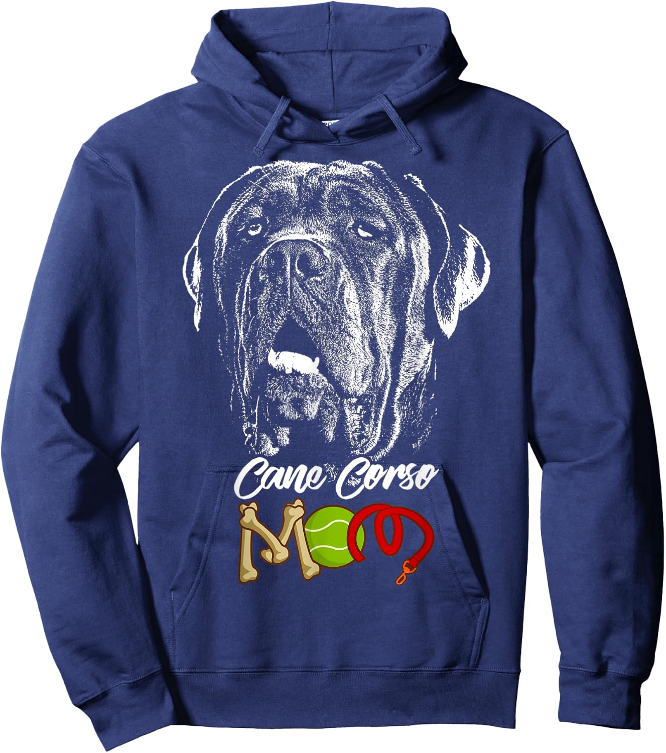 Cute Cane Corso Mom Hoodie - Hoodie | Navy