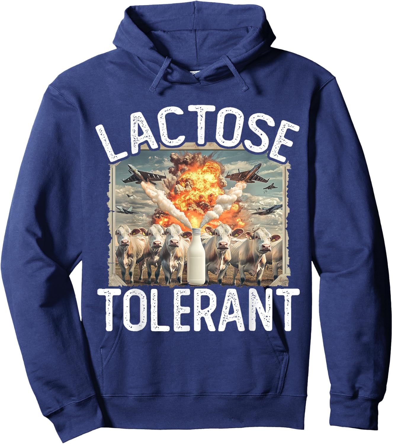 Lactose Tolerant | Milk Lover | Pro Dairy Hoodie - Hoodie | Navy