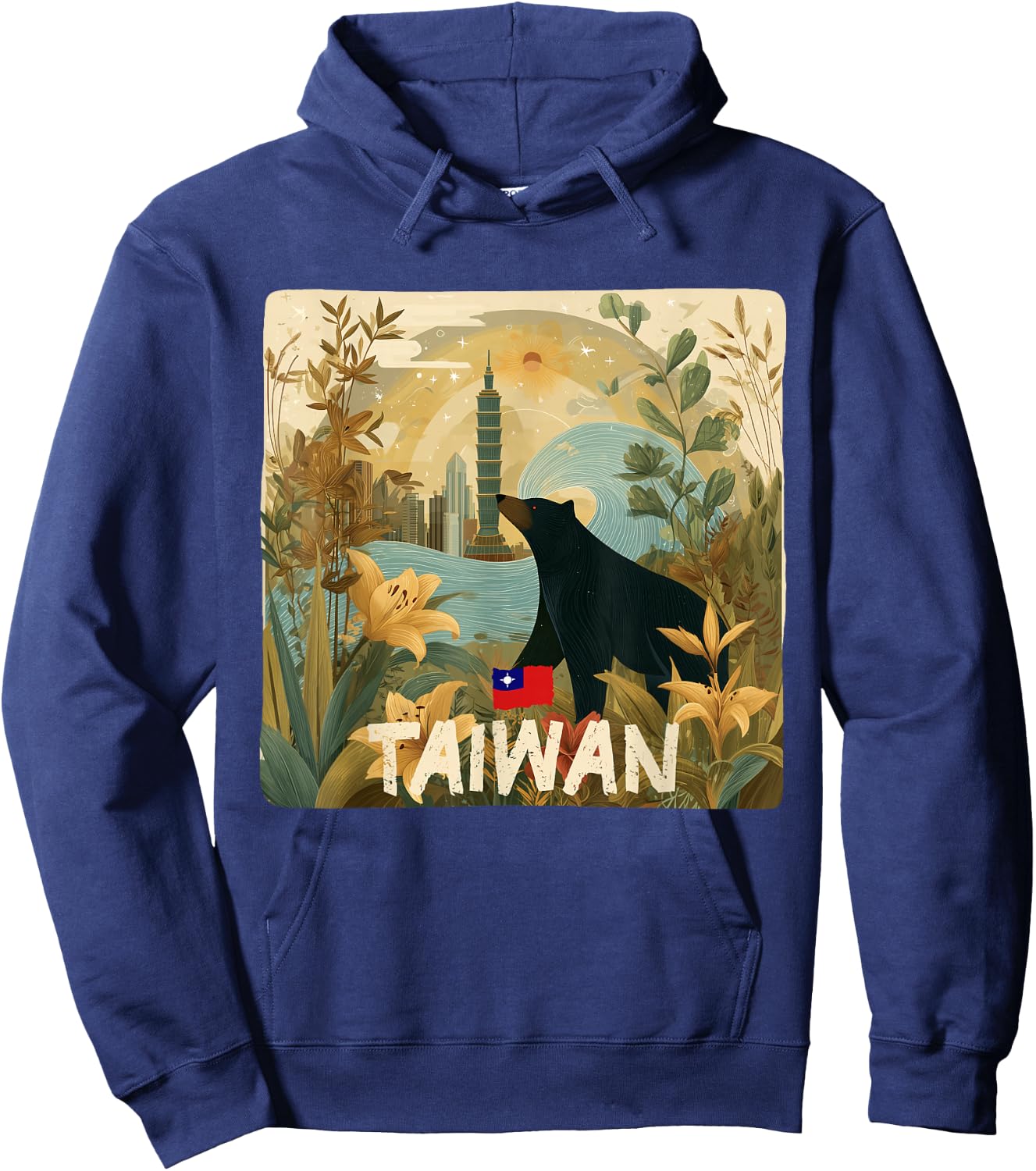 Stunning Taiwan Animal and Nature Graphic for Adults and Kids Hoodie - Hoodie | Navy