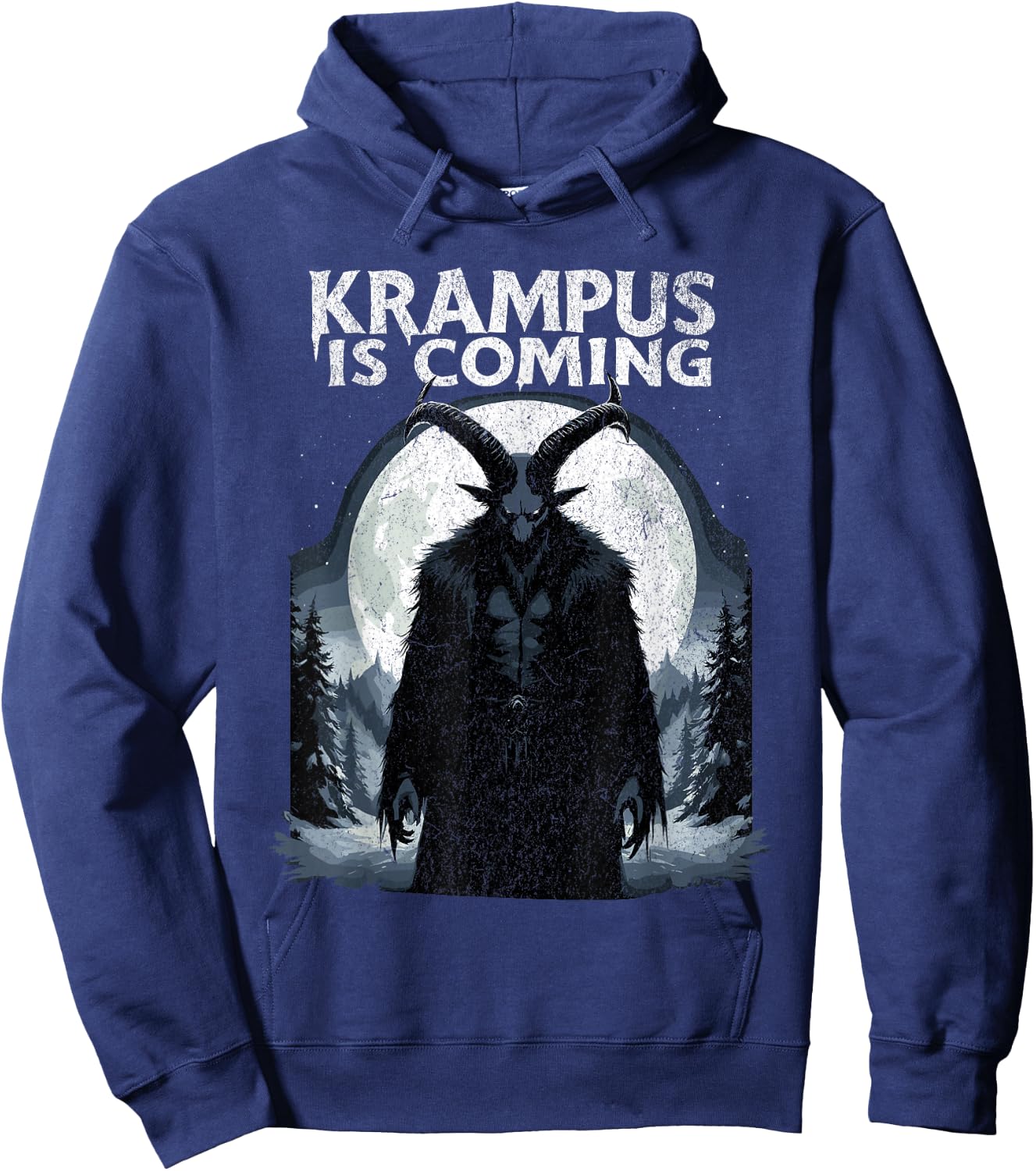 krampusnacht Christmas Xmas Krampus Hoodie - Hoodie | Navy