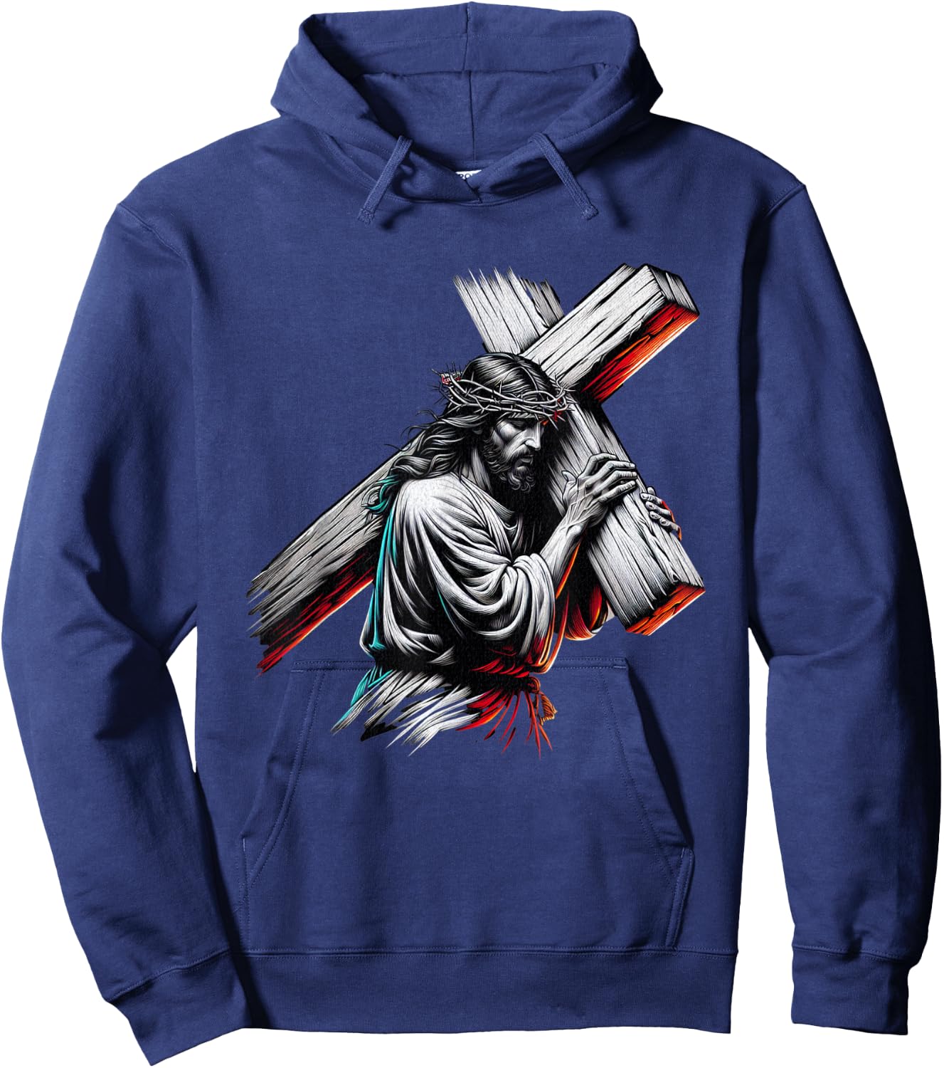 Jesus Believe The Way The Truth The Life , black Hoodie - Hoodie | Navy