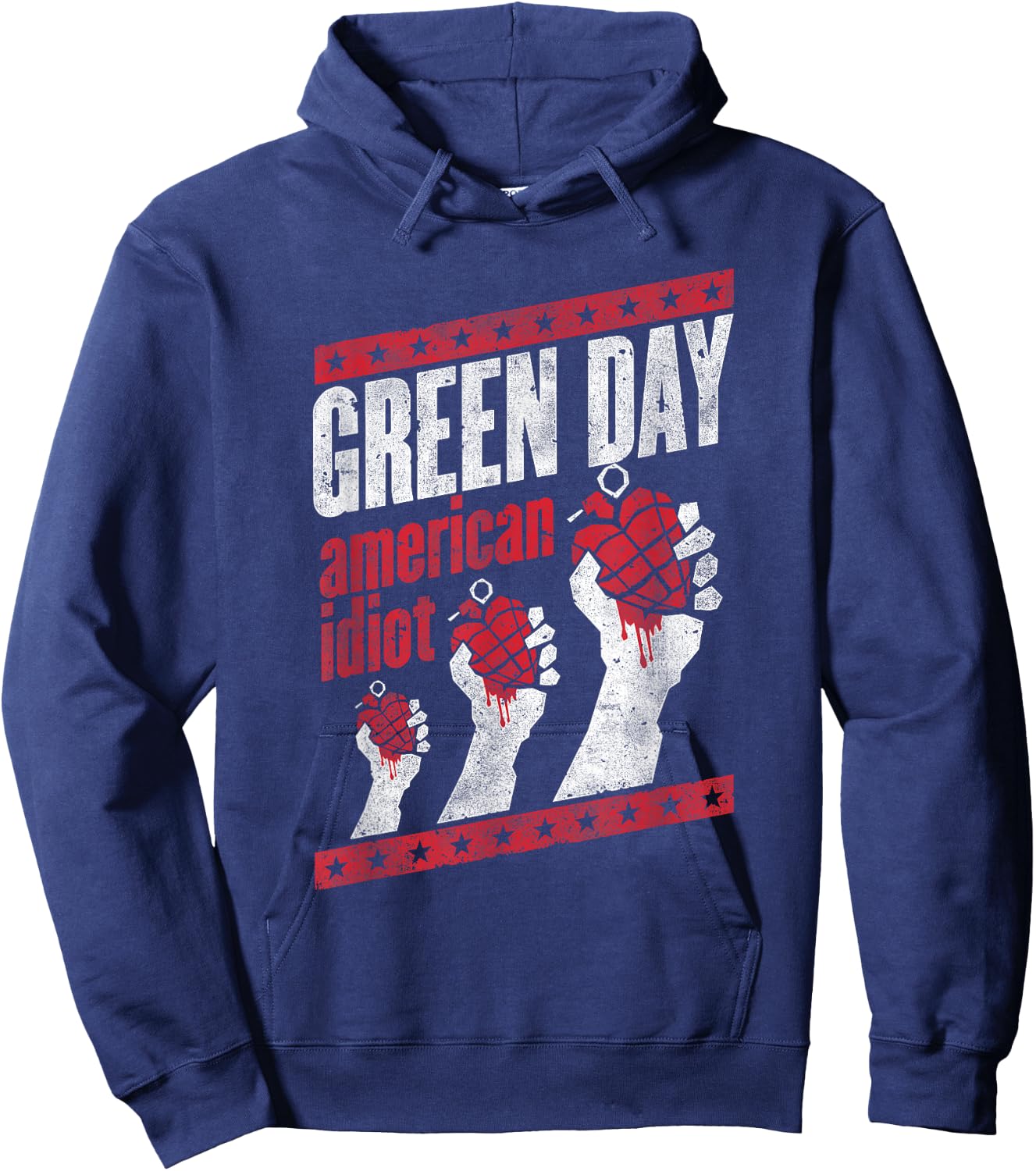 Green Day Hand Out Hoodie - Hoodie | Navy