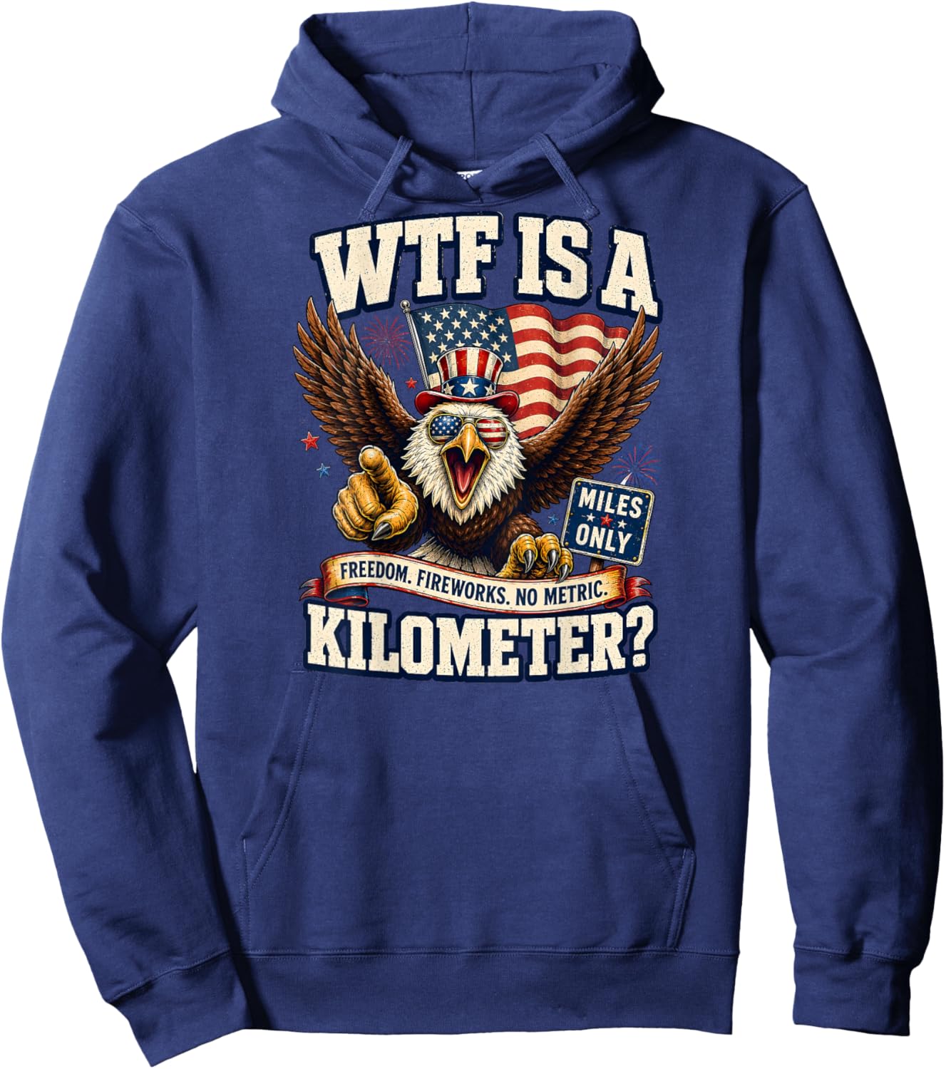 On Back Hoodie - Hoodie | Navy