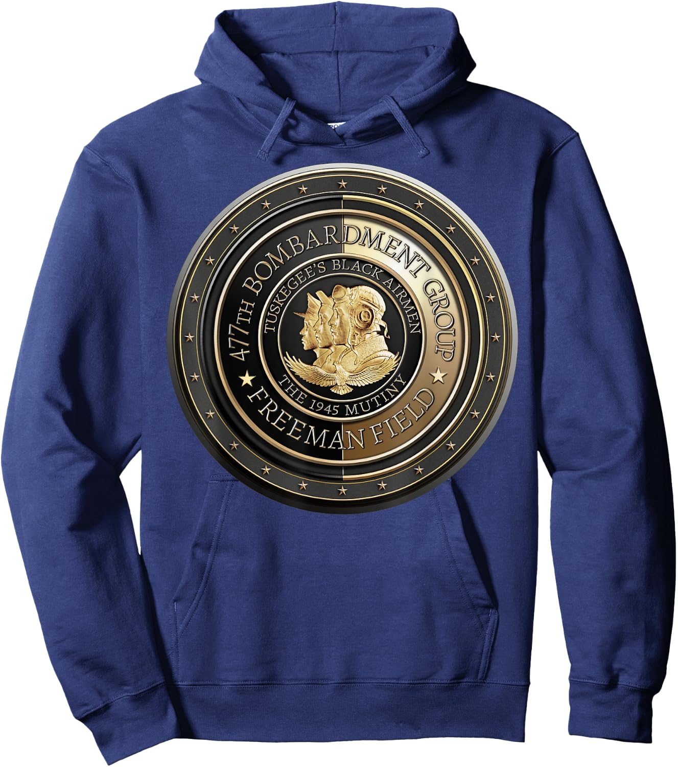 Freeman Field Mutiny Tuskegee Black Airmen Aviation History Hoodie - Hoodie | Navy