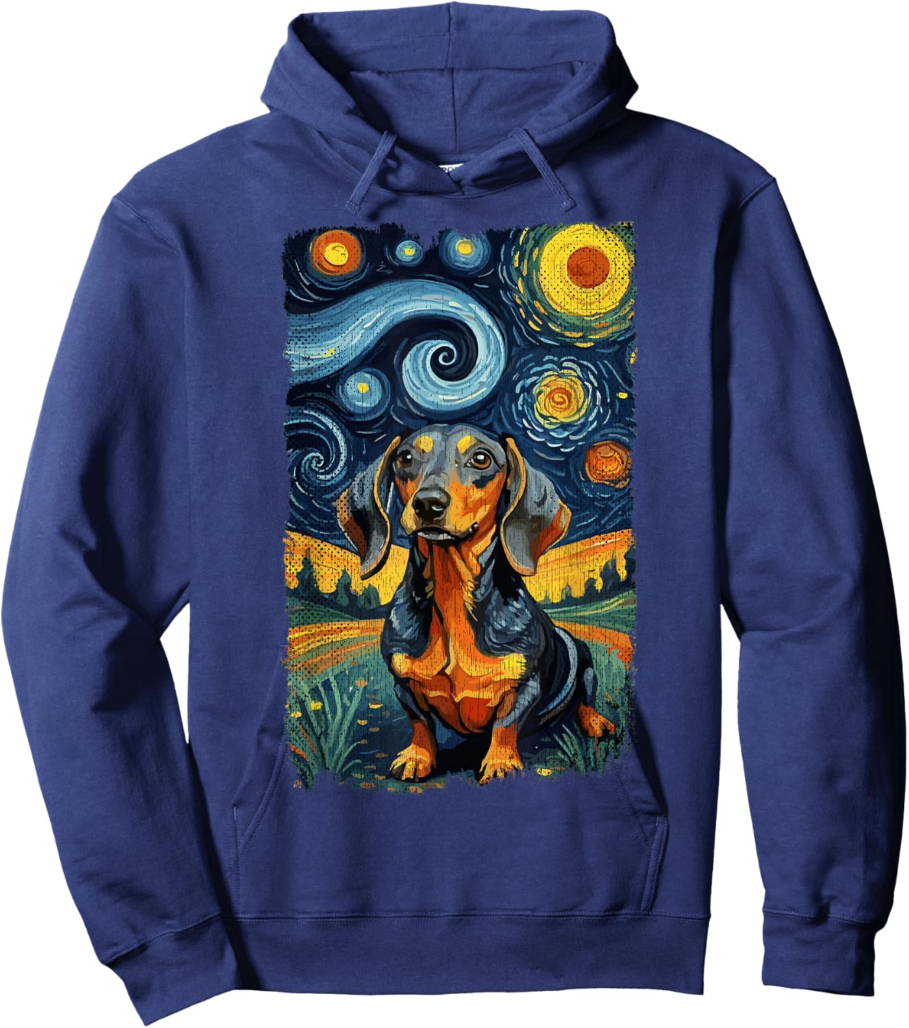 Dachshund Graphic Dog Owner Wiener Dog Lovers Hoodie - Hoodie | Navy
