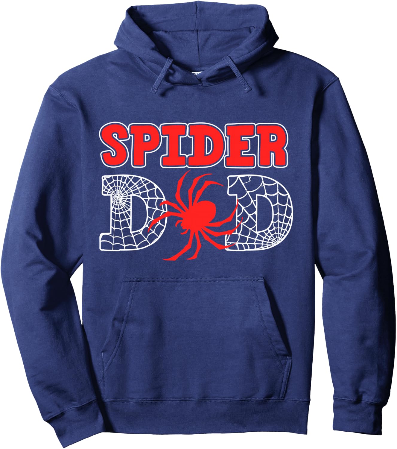 Spider Dad Spidey Birthday Family Matching Kid Daddy Spiders Hoodie - Hoodie | Navy