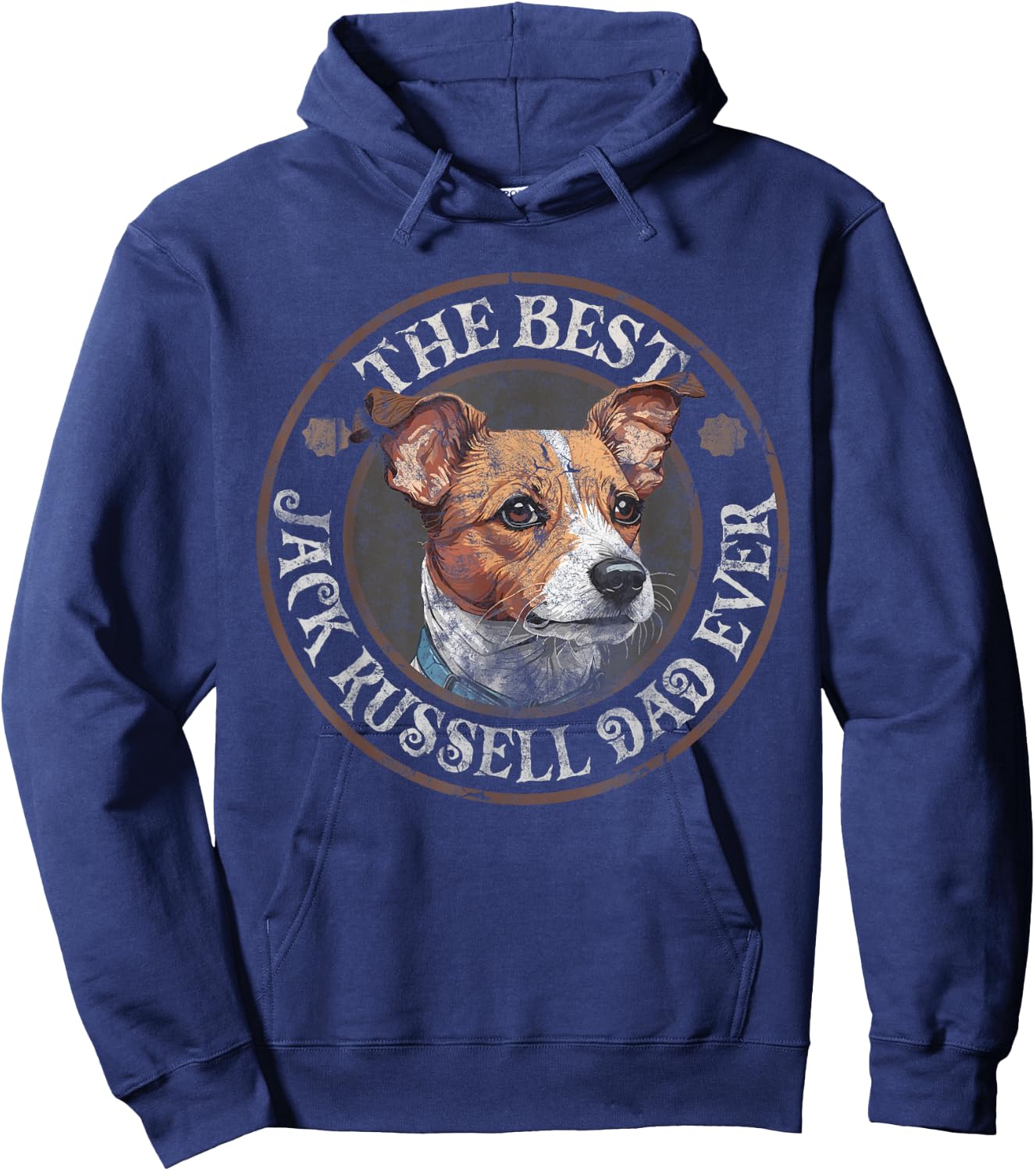 Best Jack Russel Dad Ever Jack Russell Terrier Mother Dog Hoodie - Hoodie | Navy