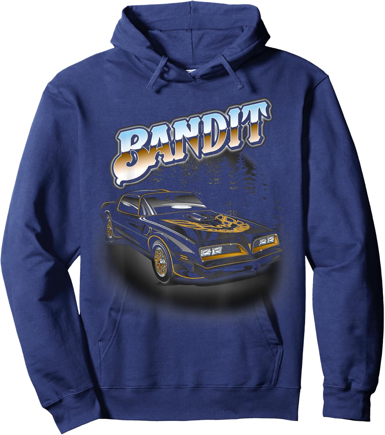 Vintage Bandit 1977 Classic Art Cars Outfits Snowman Hoodie - Hoodie | Navy