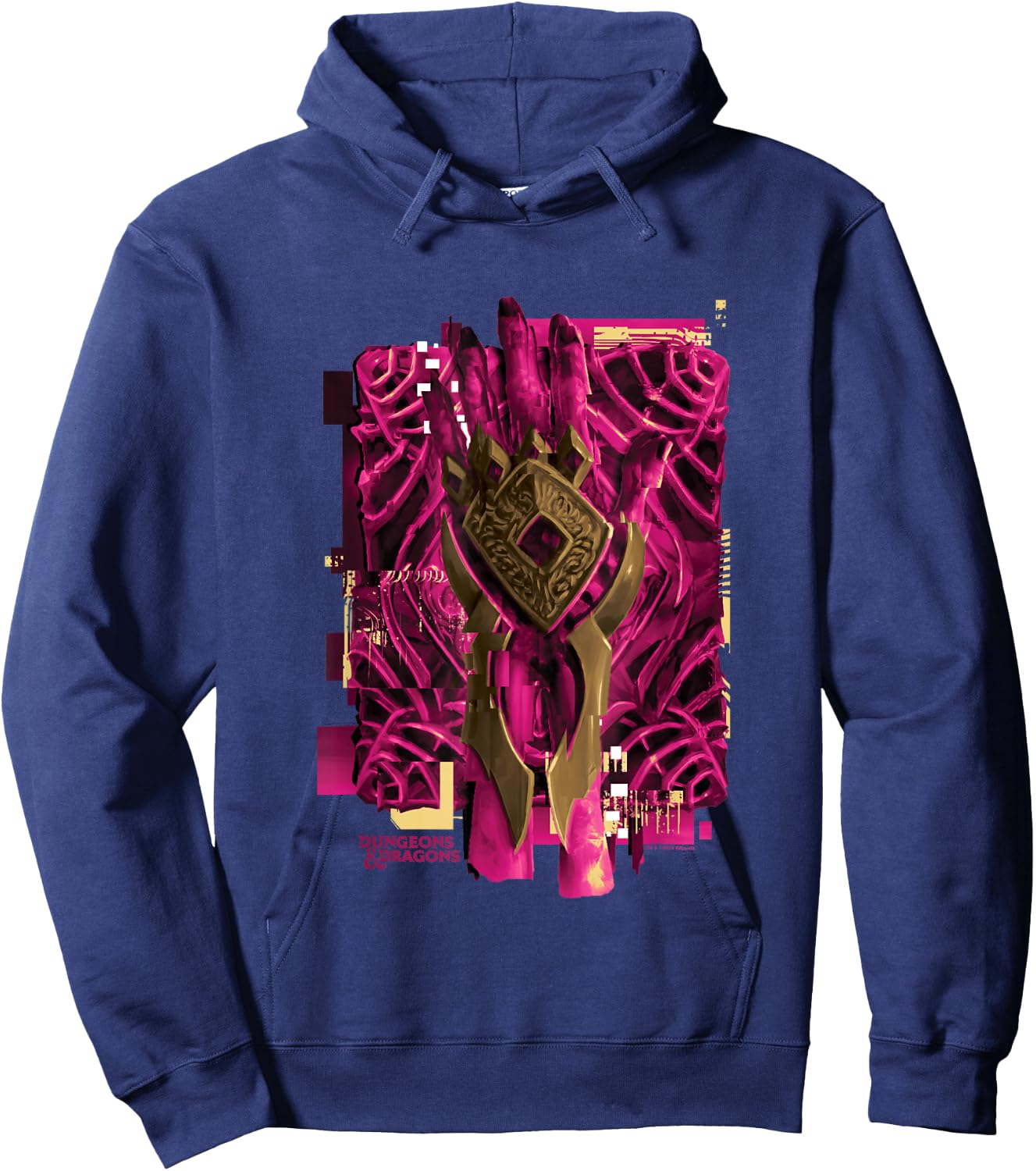 Dungeons & Dragons Hand Armor Vecna Vintage Hoodie - Hoodie | Navy