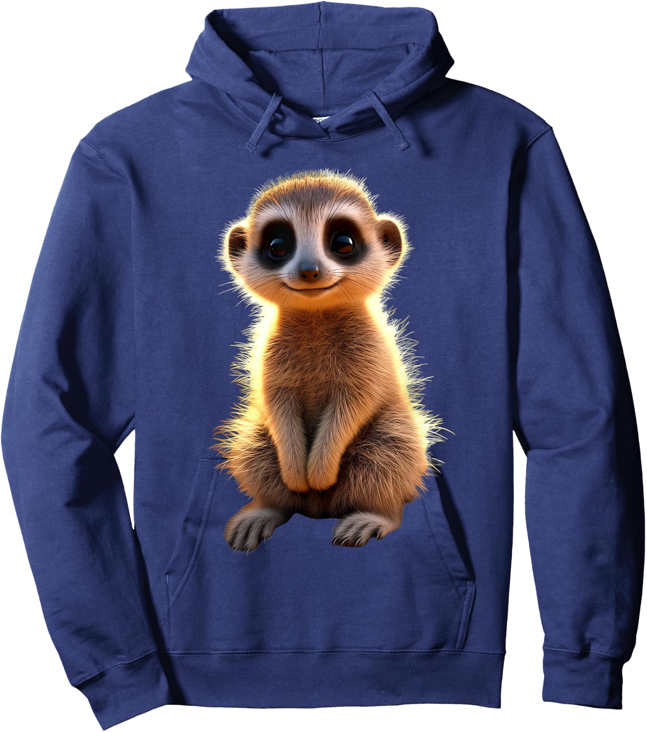 Meerkat Animal Lovers Cute Surikate Meerkat , black Hoodie - Hoodie | Navy