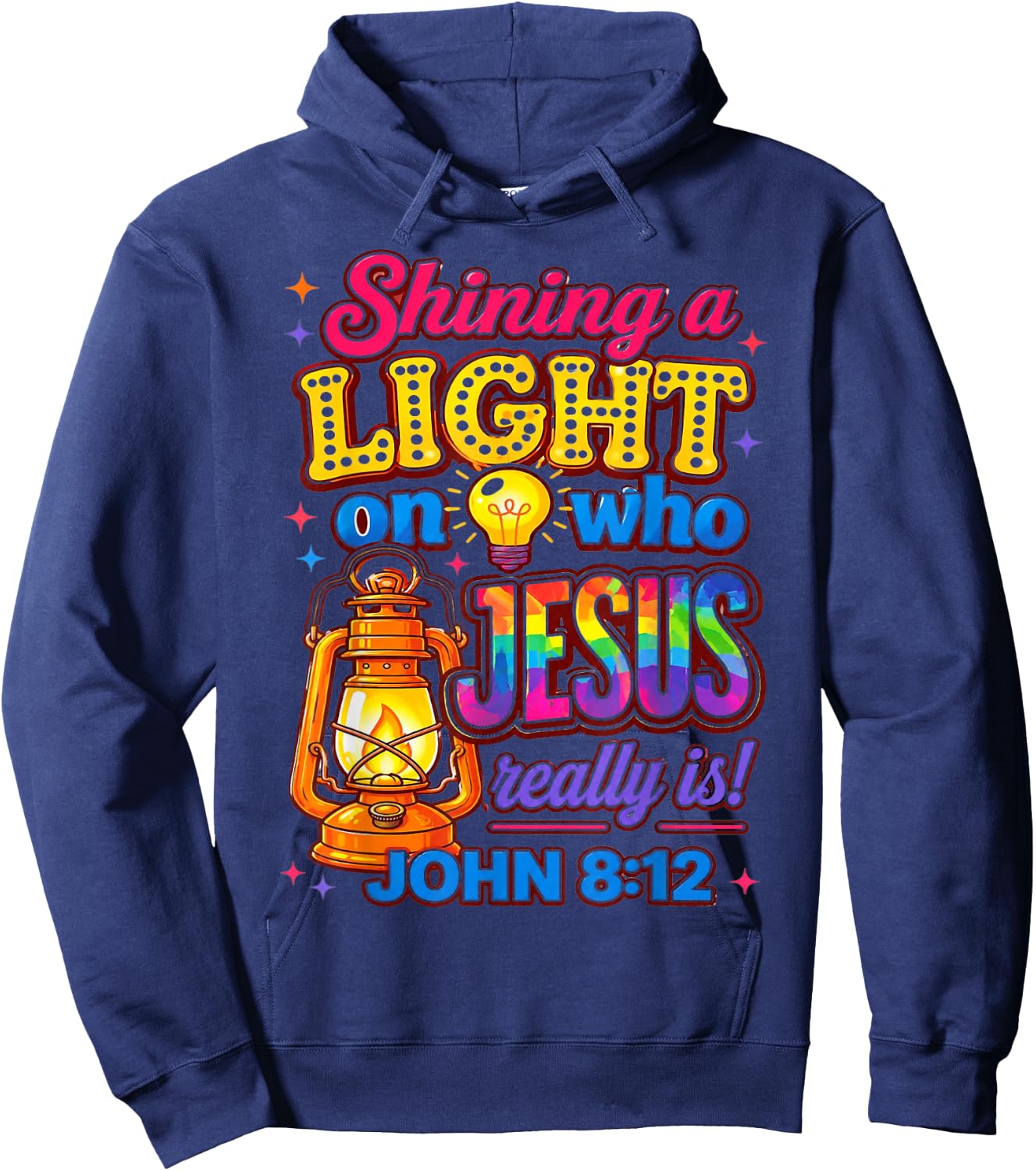 Jesus Light of The World Illumination Station VBS 2026 Hoodie - Hoodie | Navy