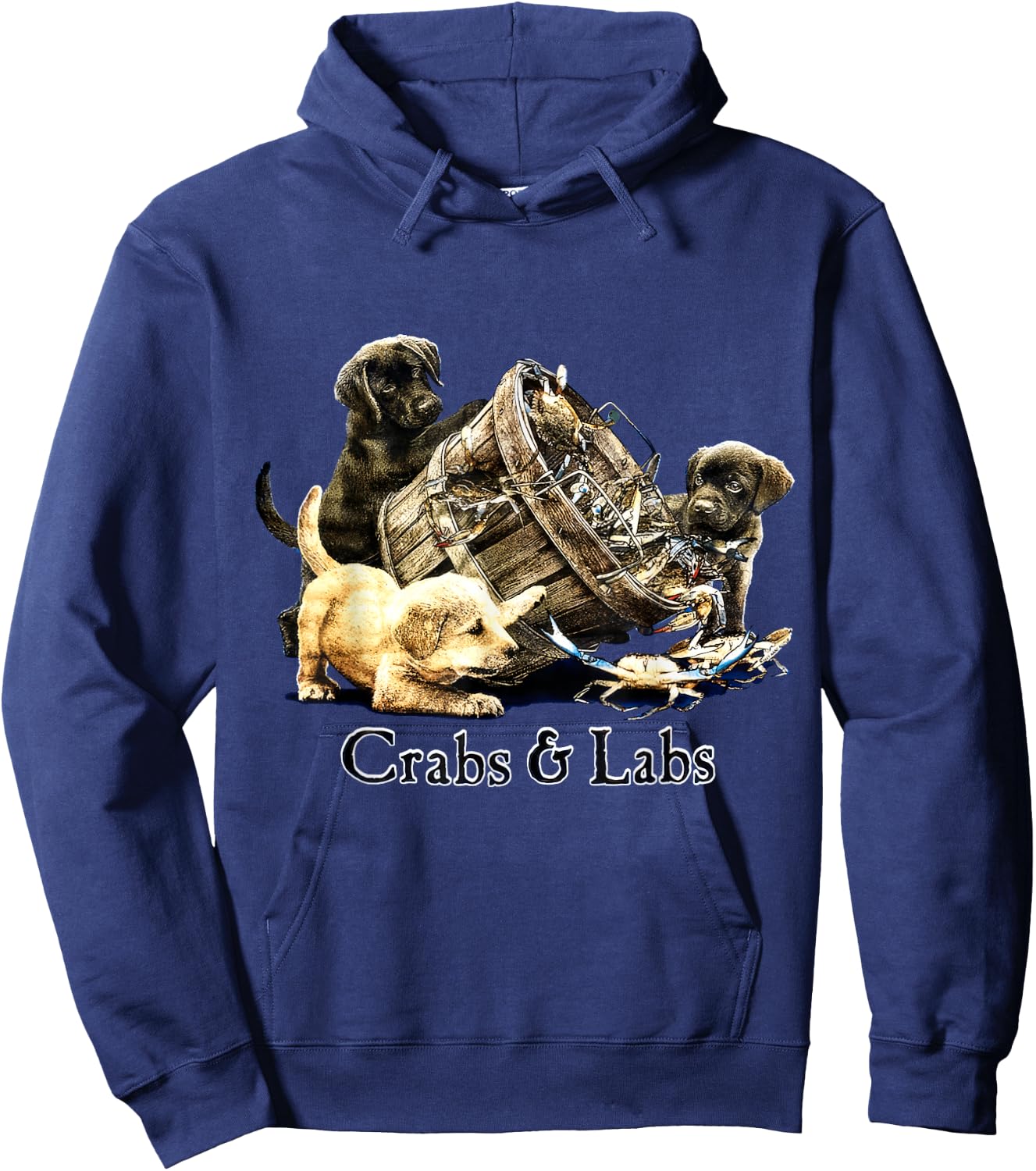 Crabs and Labs Hoodie - Hoodie | Navy
