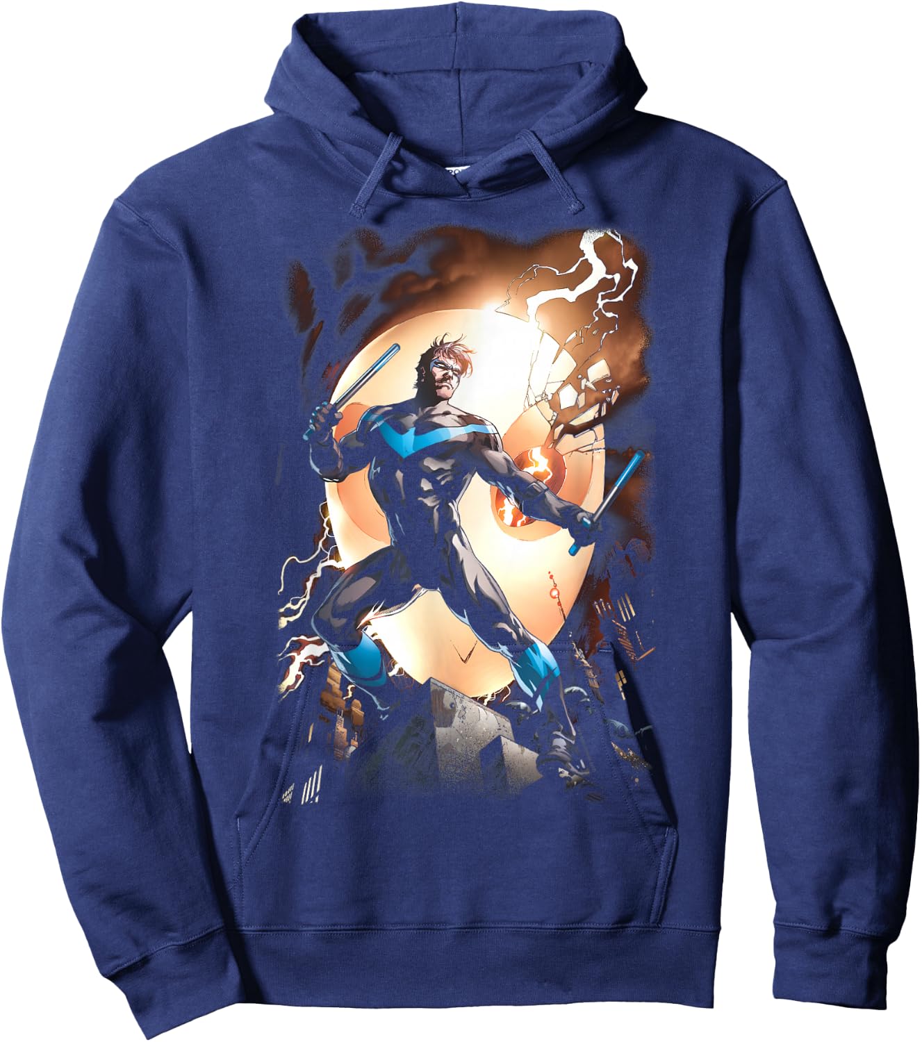 Batman Nightwing Against Owls Hoodie - Hoodie | Navy