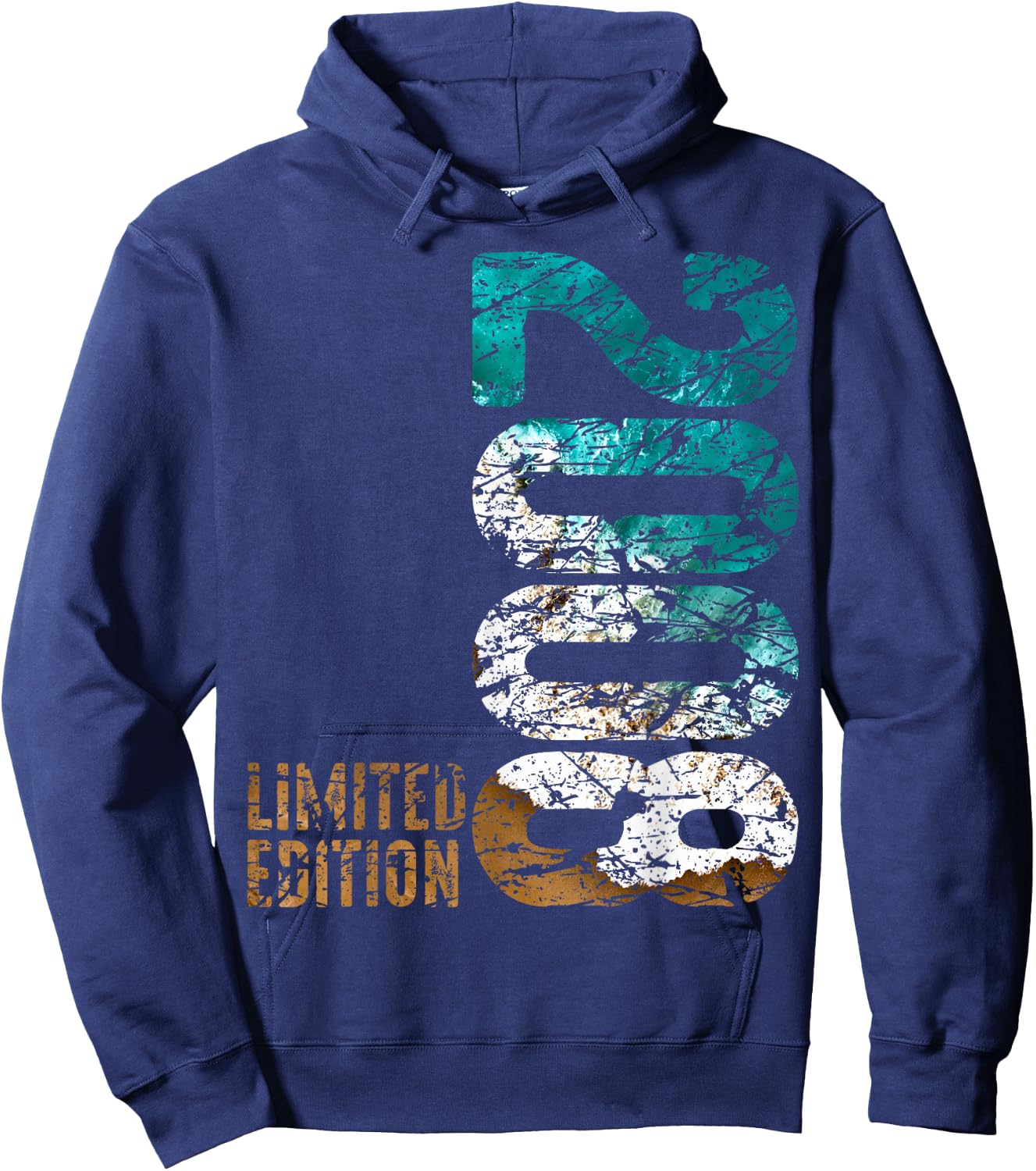 15th Birthday Boy Girl 15 Years 2008 Funny Gift , black Hoodie - Hoodie | Navy