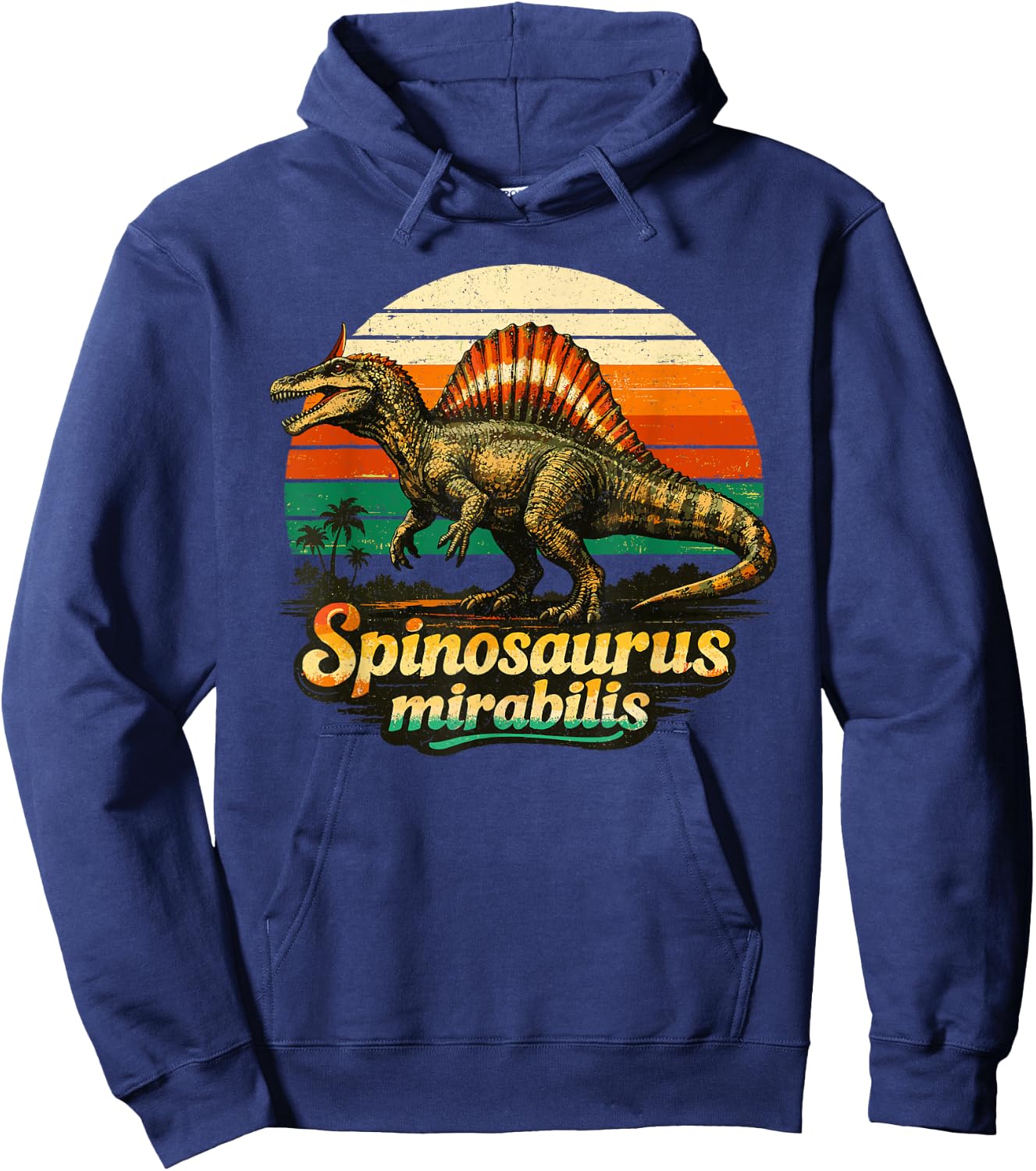 Spinosaurus Mirabilis Dinosaures Hoodie - Hoodie | Navy