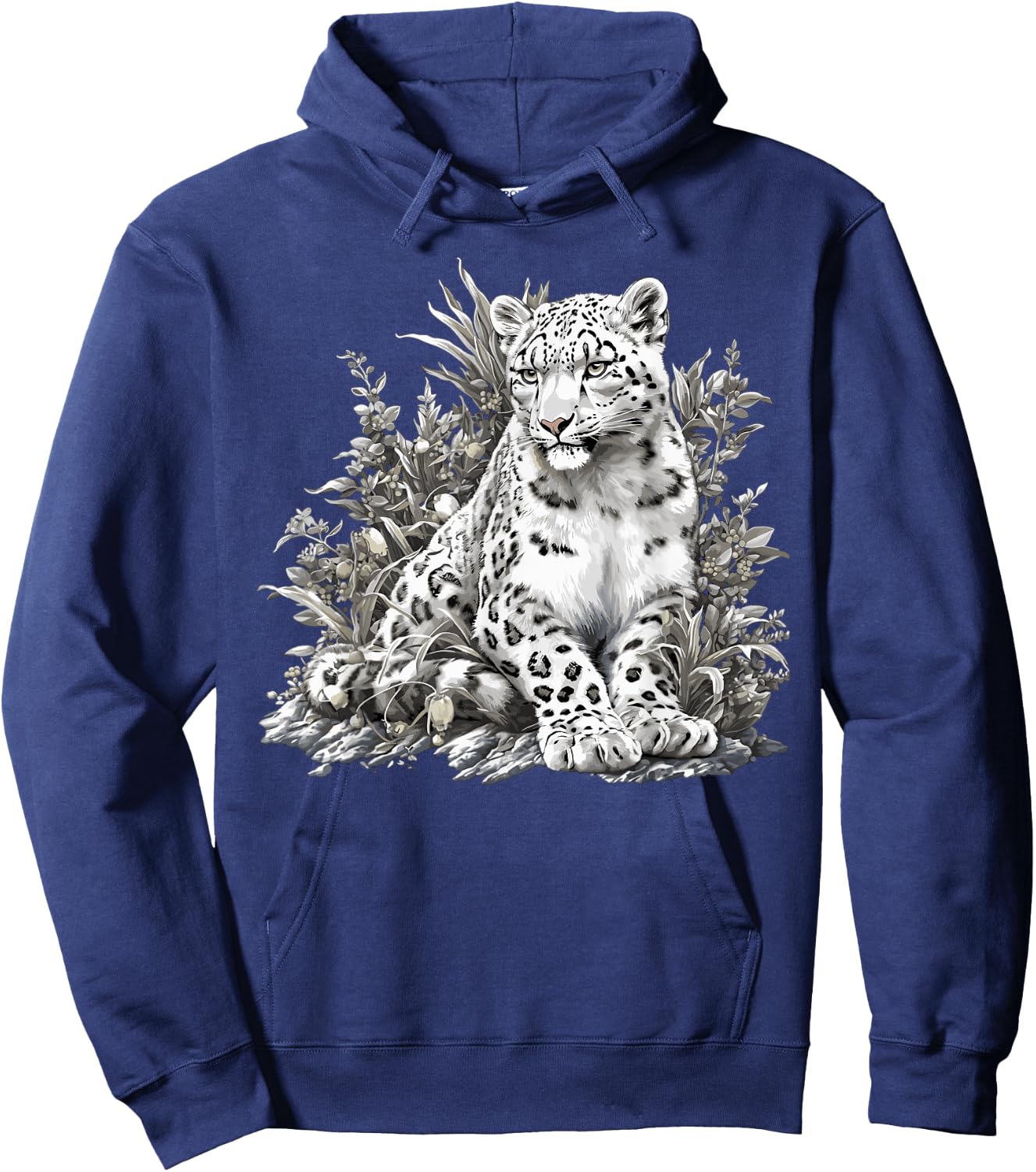 Snow Leopards Lovers Snow Leopard Hoodie - Hoodie | Navy