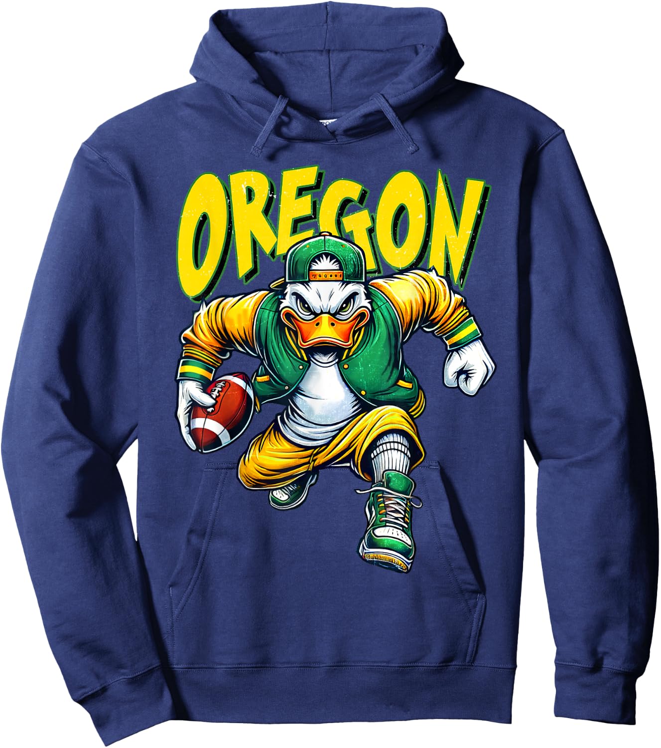 Classic Art Oregons Proud Name Personalized Apparel Sports Hoodie - Hoodie | Navy