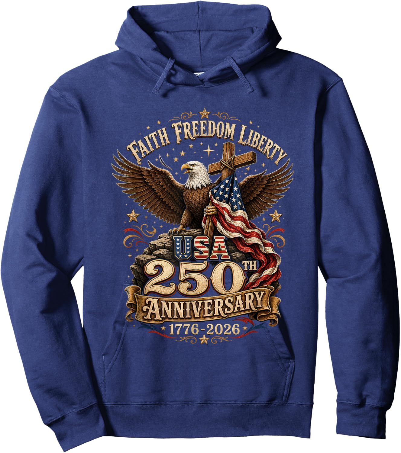 USA 250th Anniversary Hoodie - Hoodie | Navy