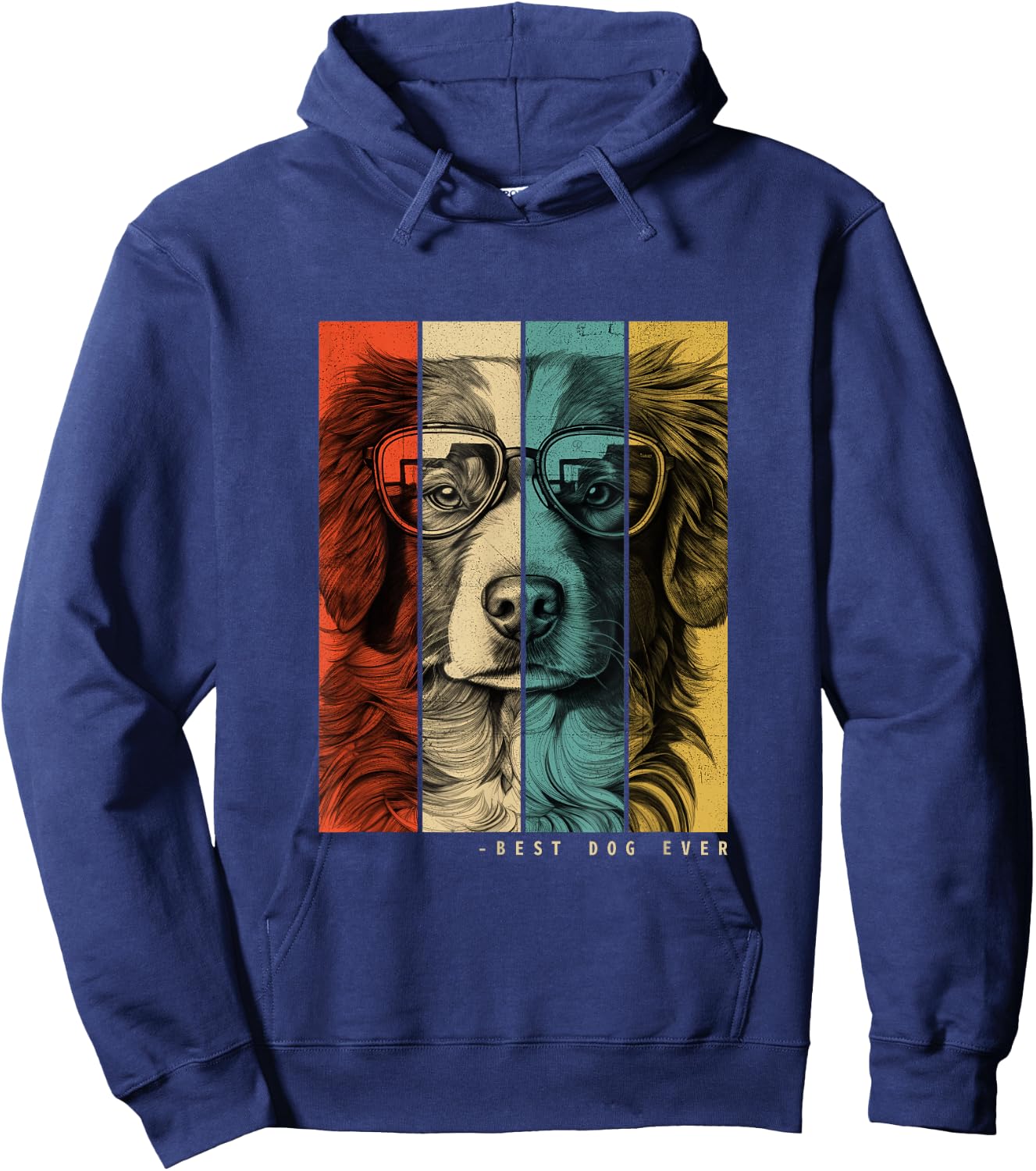 Vintage Nova Scotia Duck Tolling Retriever Toller Dog Mom Hoodie - Hoodie | Navy