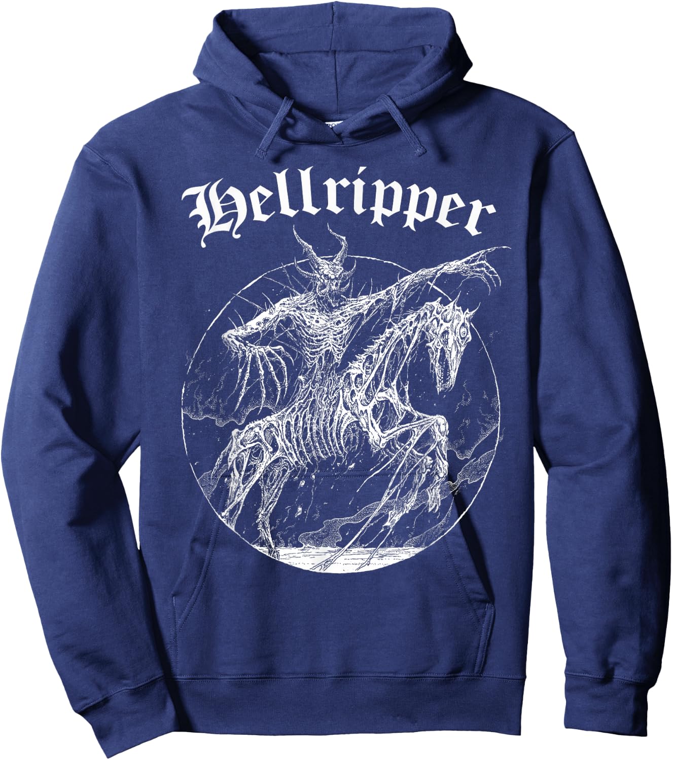'Hellripper - Der Nuckelavee' Hoodie - Hoodie | Navy