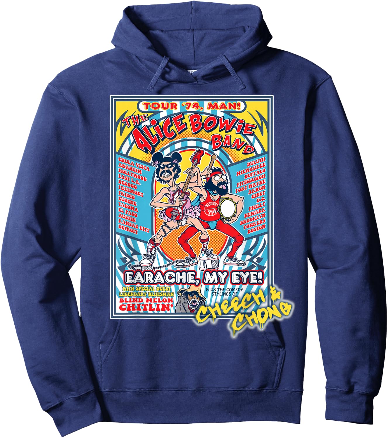 Cheech & Chong - Variety of Designs Hoodie - Hoodie | Navy
