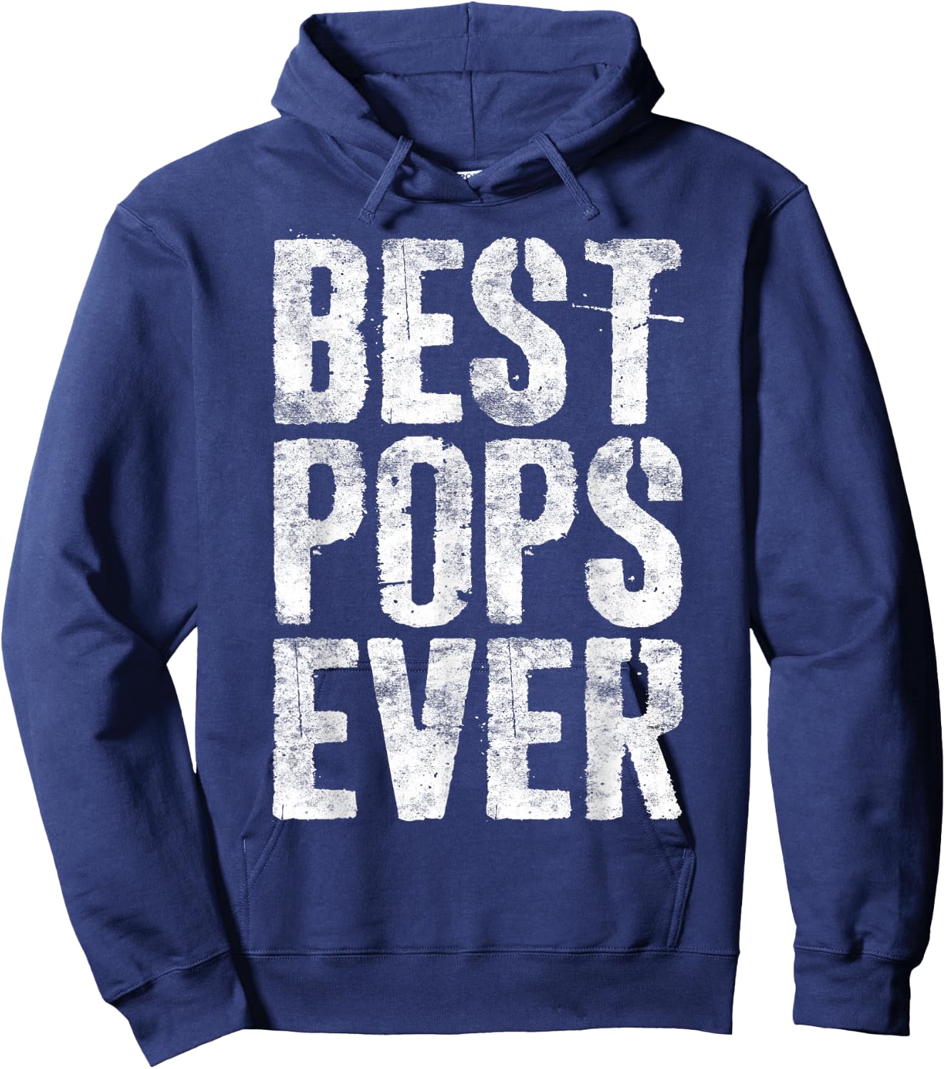 Best Pops Ever Shirt Men Fathers Day Grandfather Hoodie - Hoodie | Navy