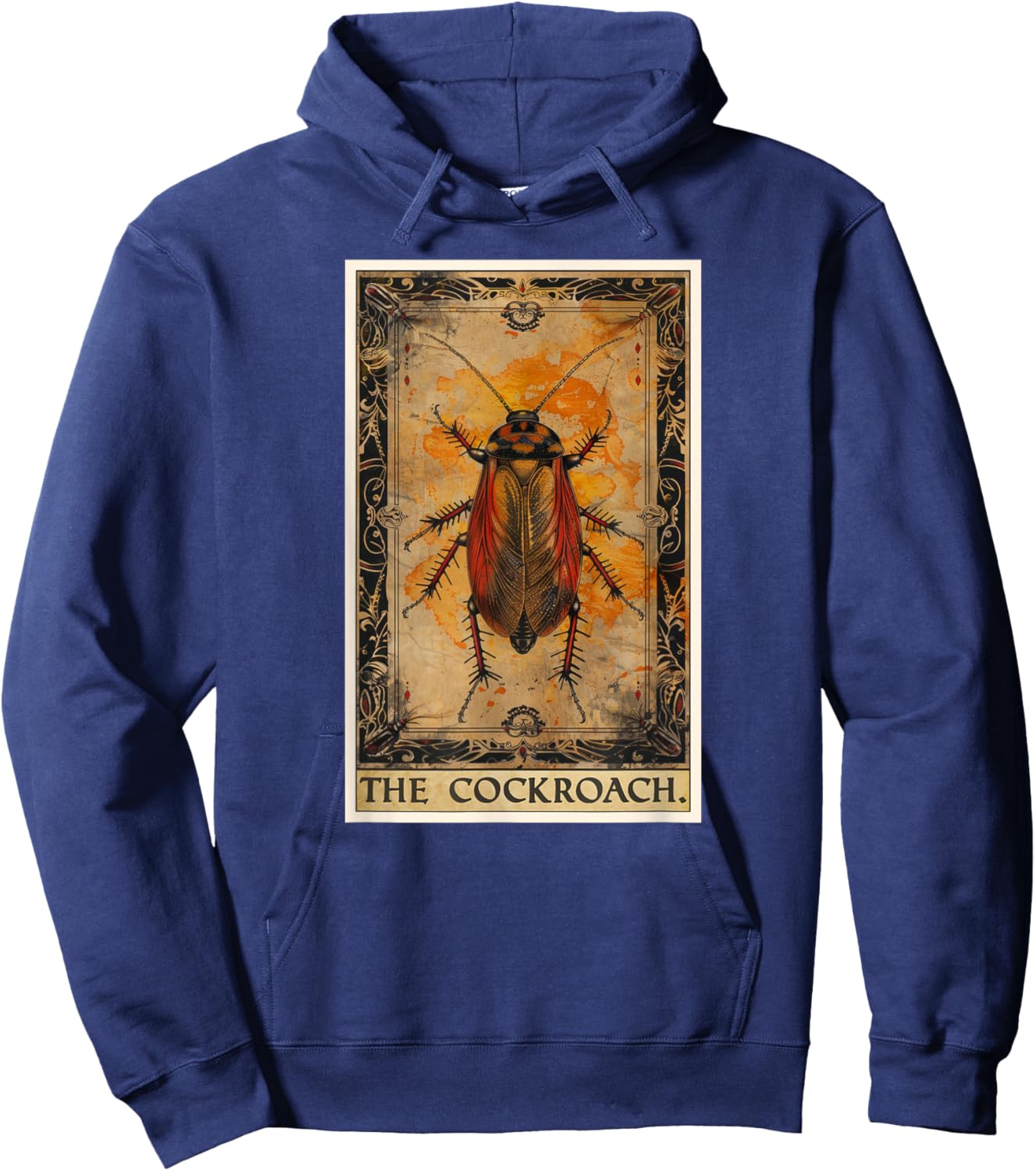 Cockroaches Lovers Cockroach Tarot Card Hoodie - Hoodie | Navy