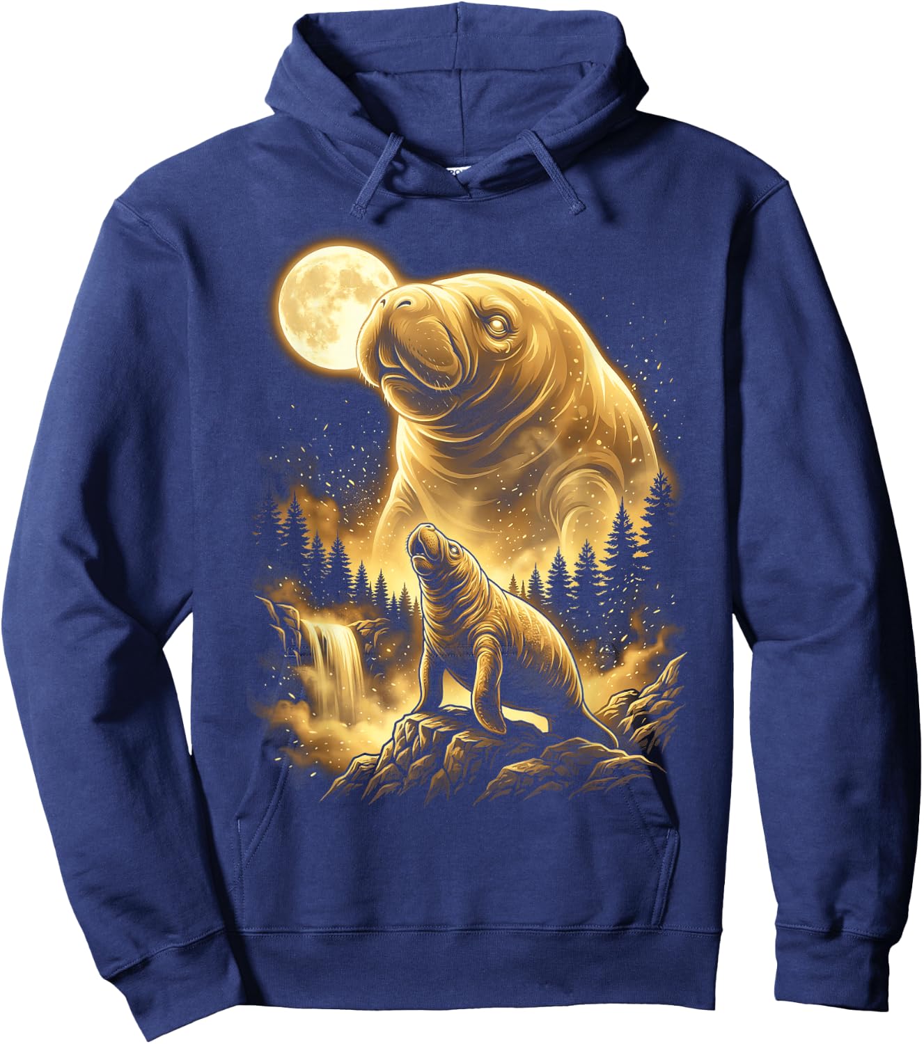T-Shirt Hoodie - Hoodie | Navy