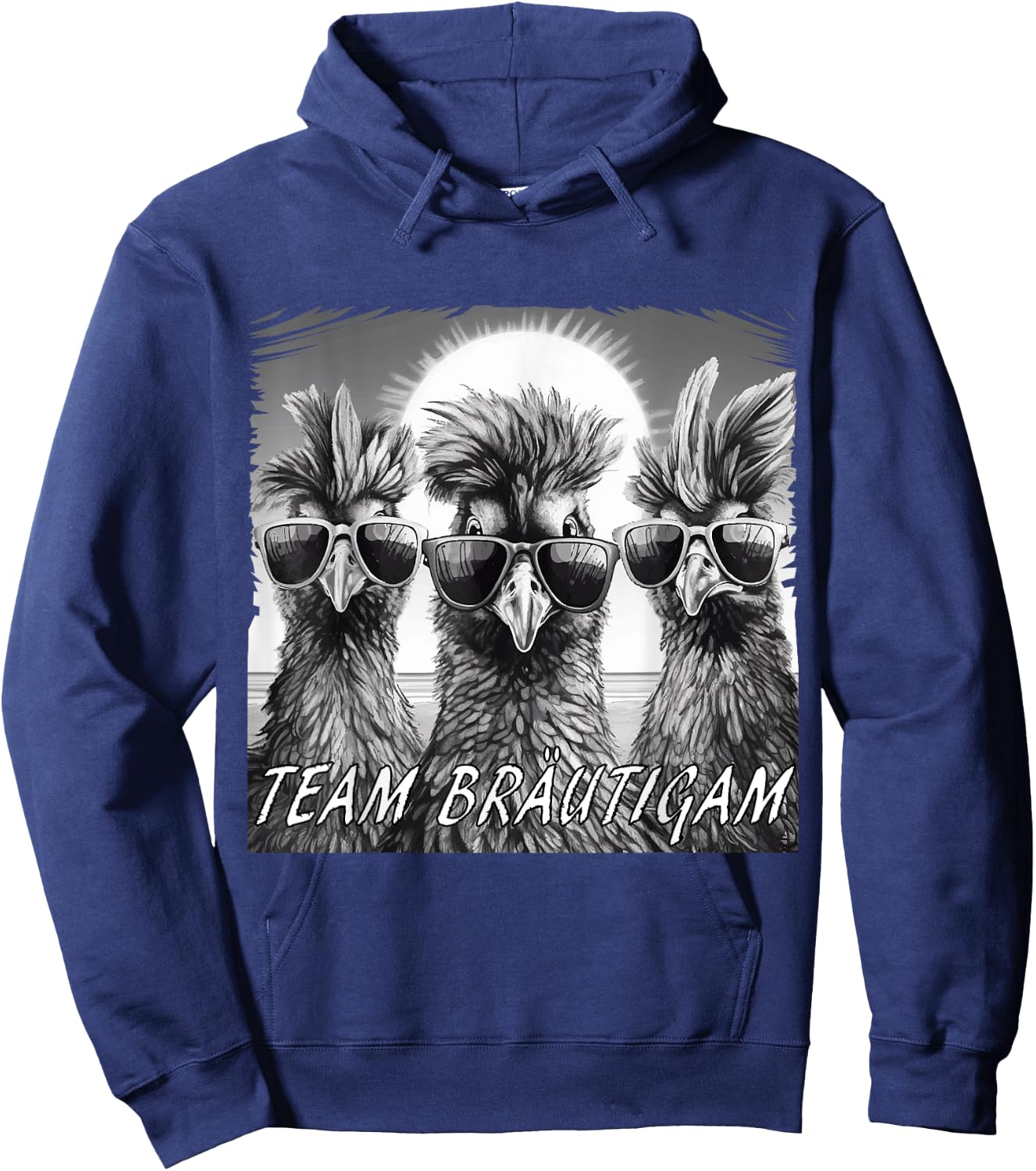 JGA Team Bräutigam für Bauern & Hühner Fans JGA Hoodie - Hoodie | Navy