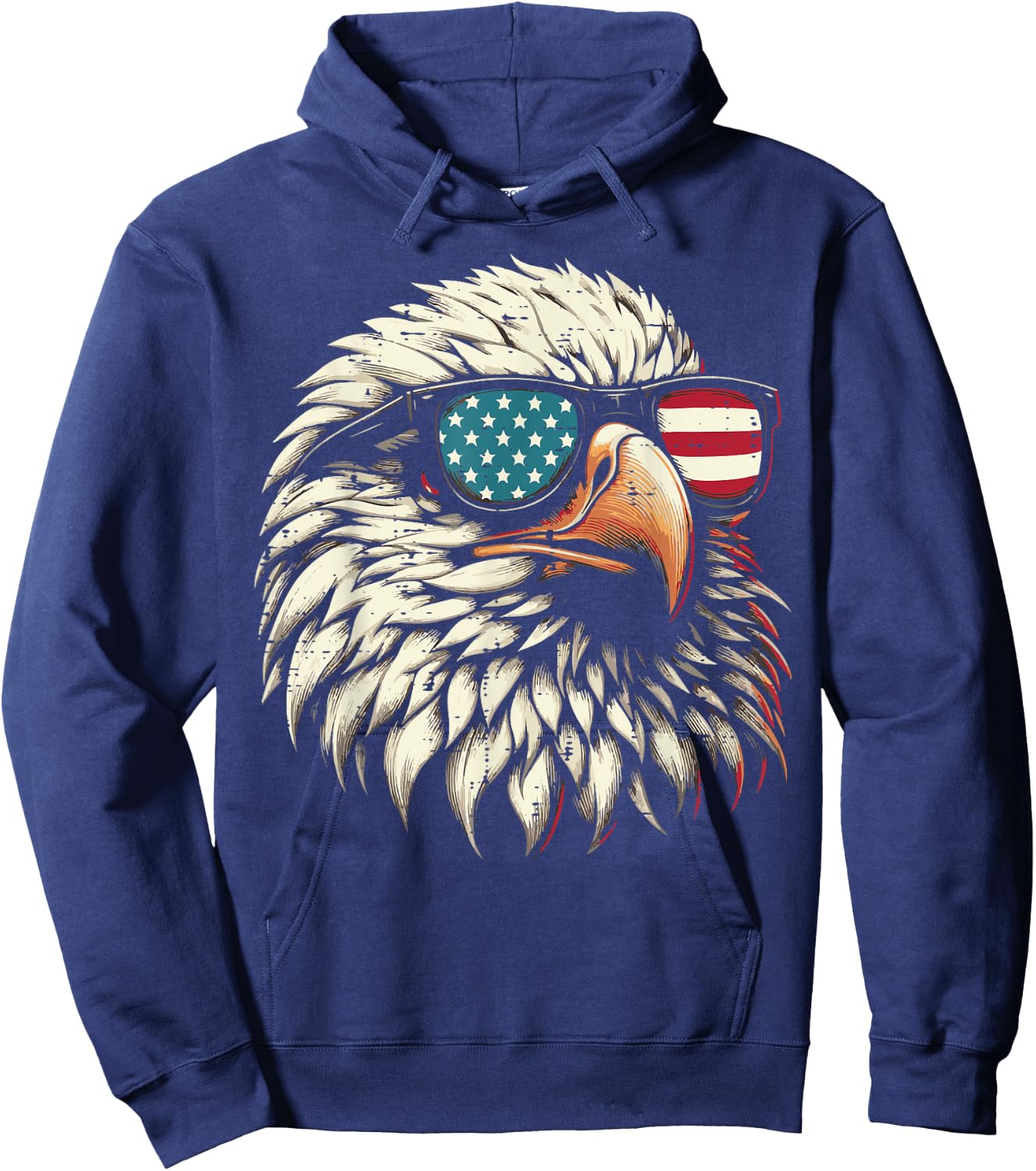 American Eagle USA Sunglasses 4th Of July Women Men Kids Hoodie - Hoodie | Navy