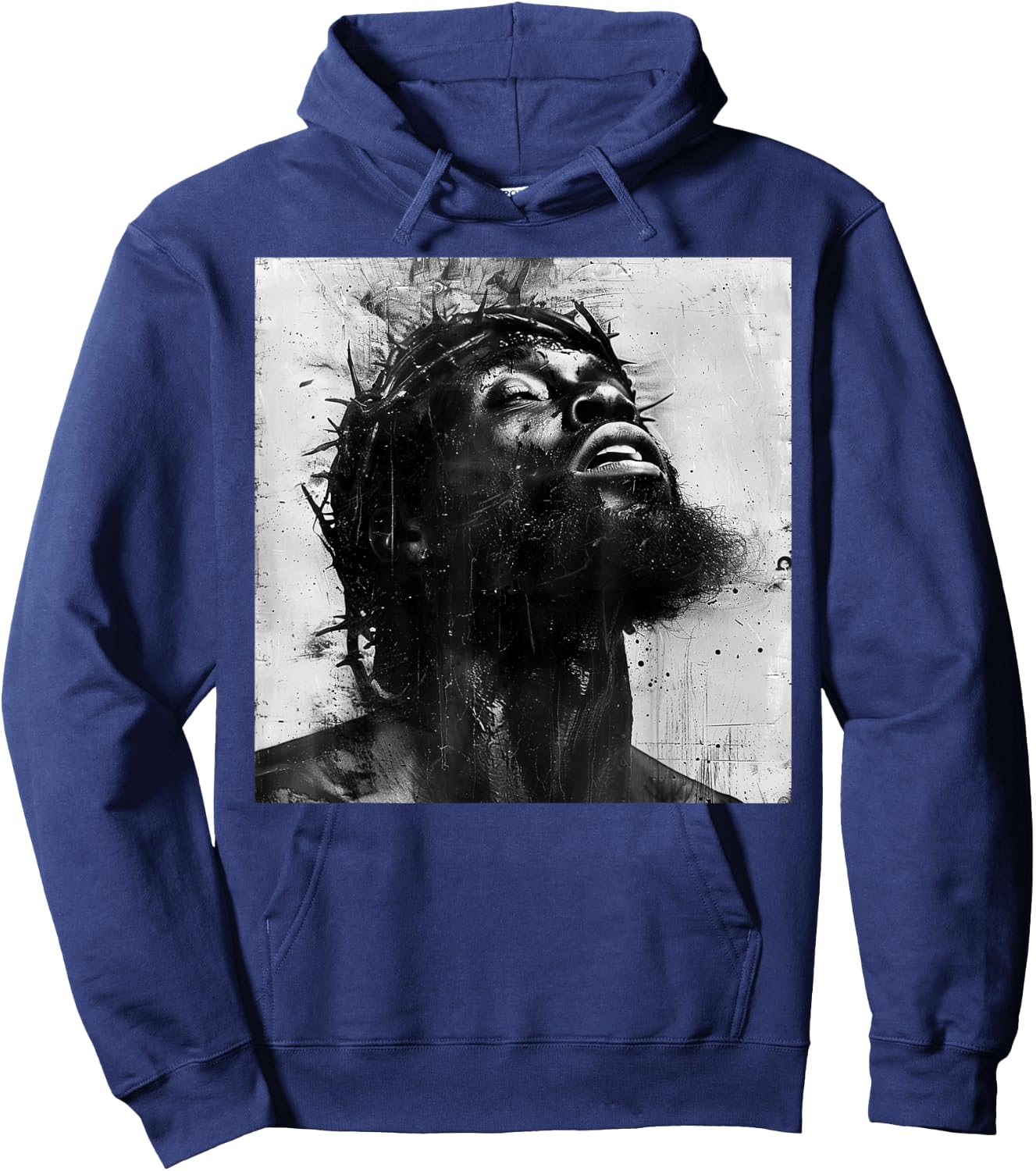Black Jesus, Christianity, Church, Christ, Jesus Hoodie - Hoodie | Navy