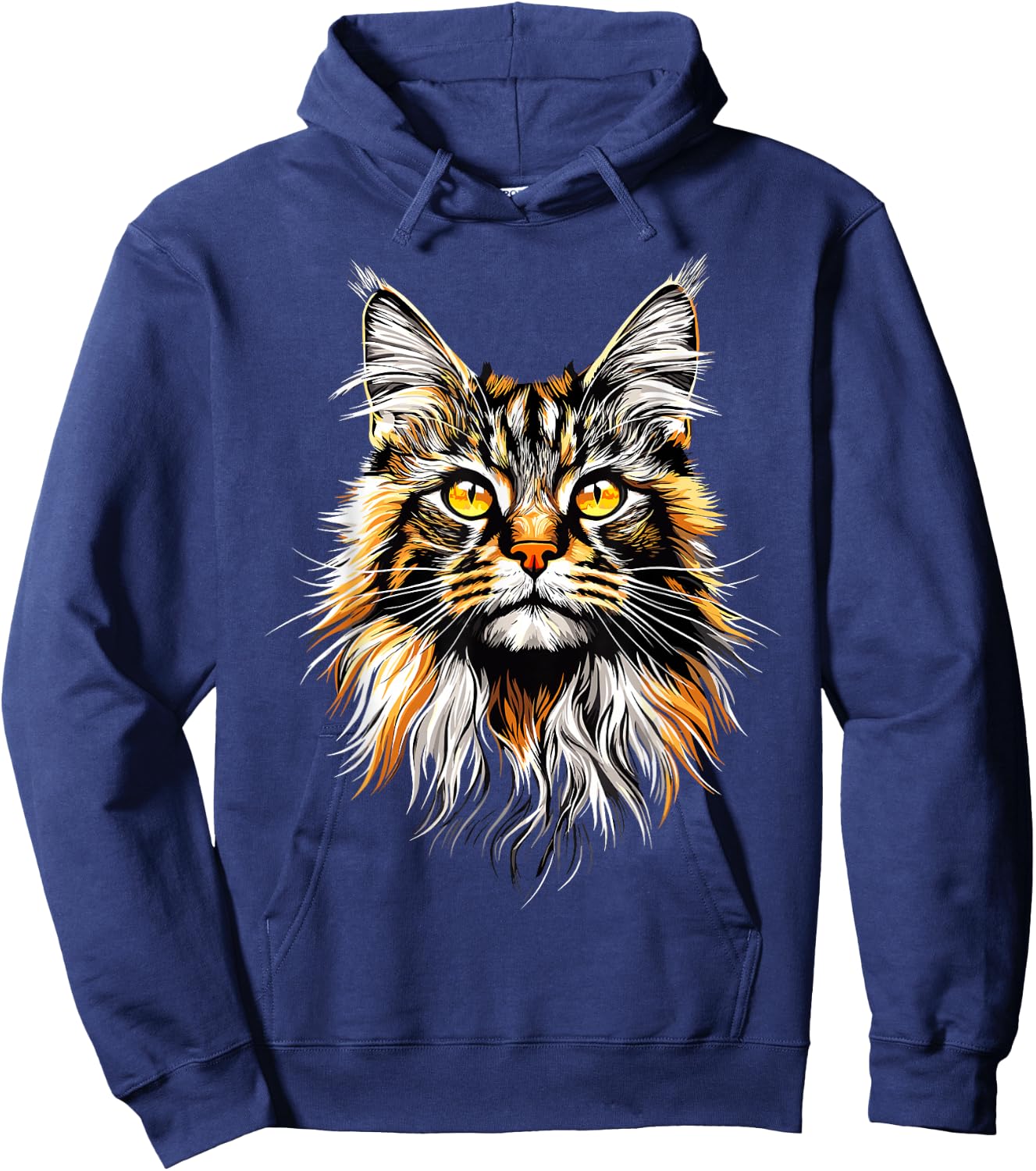 Maine Coon Cat Cat Lover Maine Coon Soft , Black, S Hoodie - Hoodie | Navy
