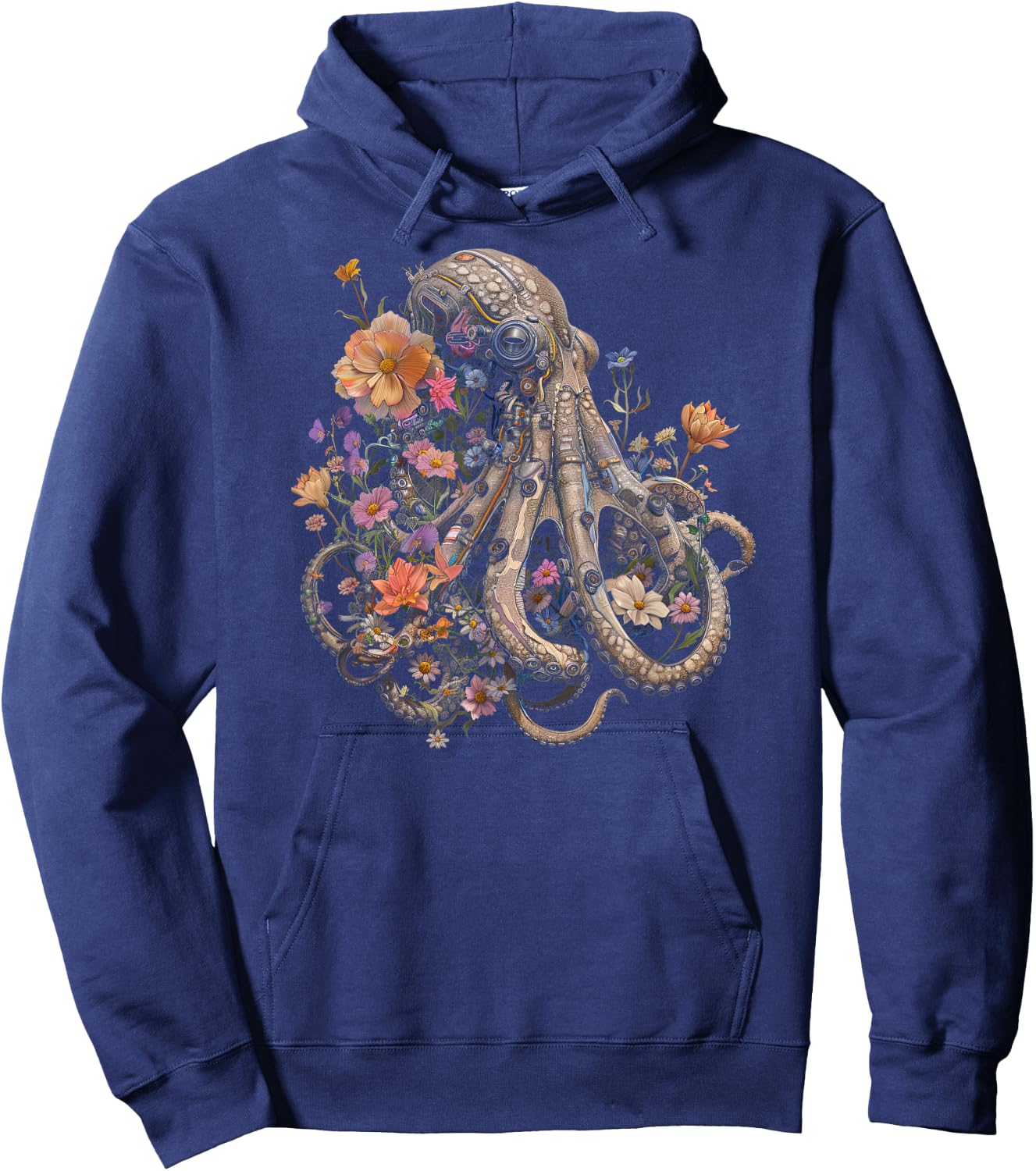 Octopus Shirt / Aesthetic Hoodie - Hoodie | Navy