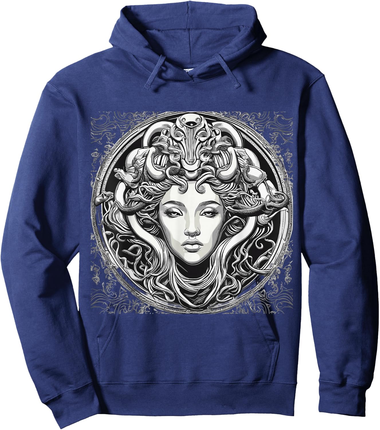 Medusa Art Hoodie - Hoodie | Navy