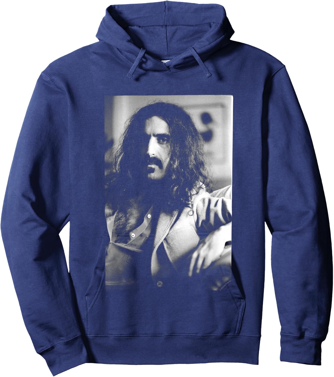Frank Zappa London Photoshoot by Simon Fowler , black Hoodie - Hoodie | Navy