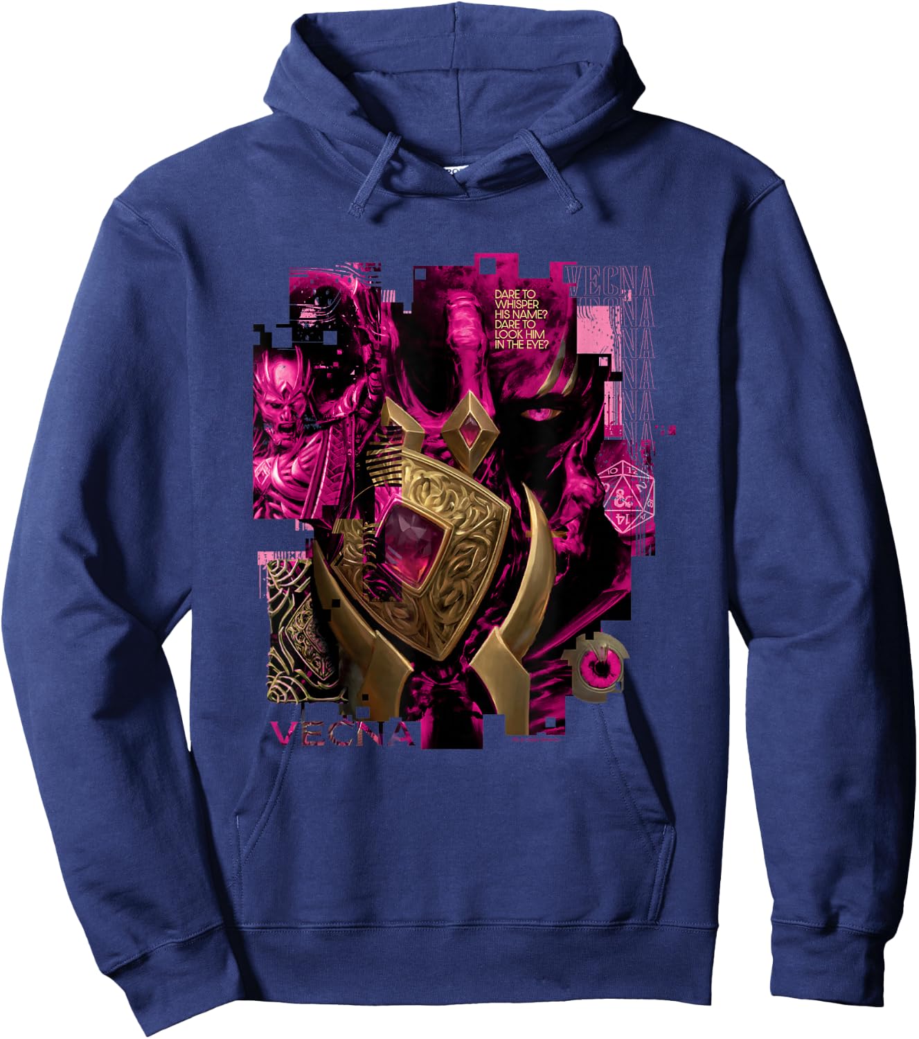 Dungeons & Dragons Vecna Dare To Whisper His Name? Hoodie - Hoodie | Navy