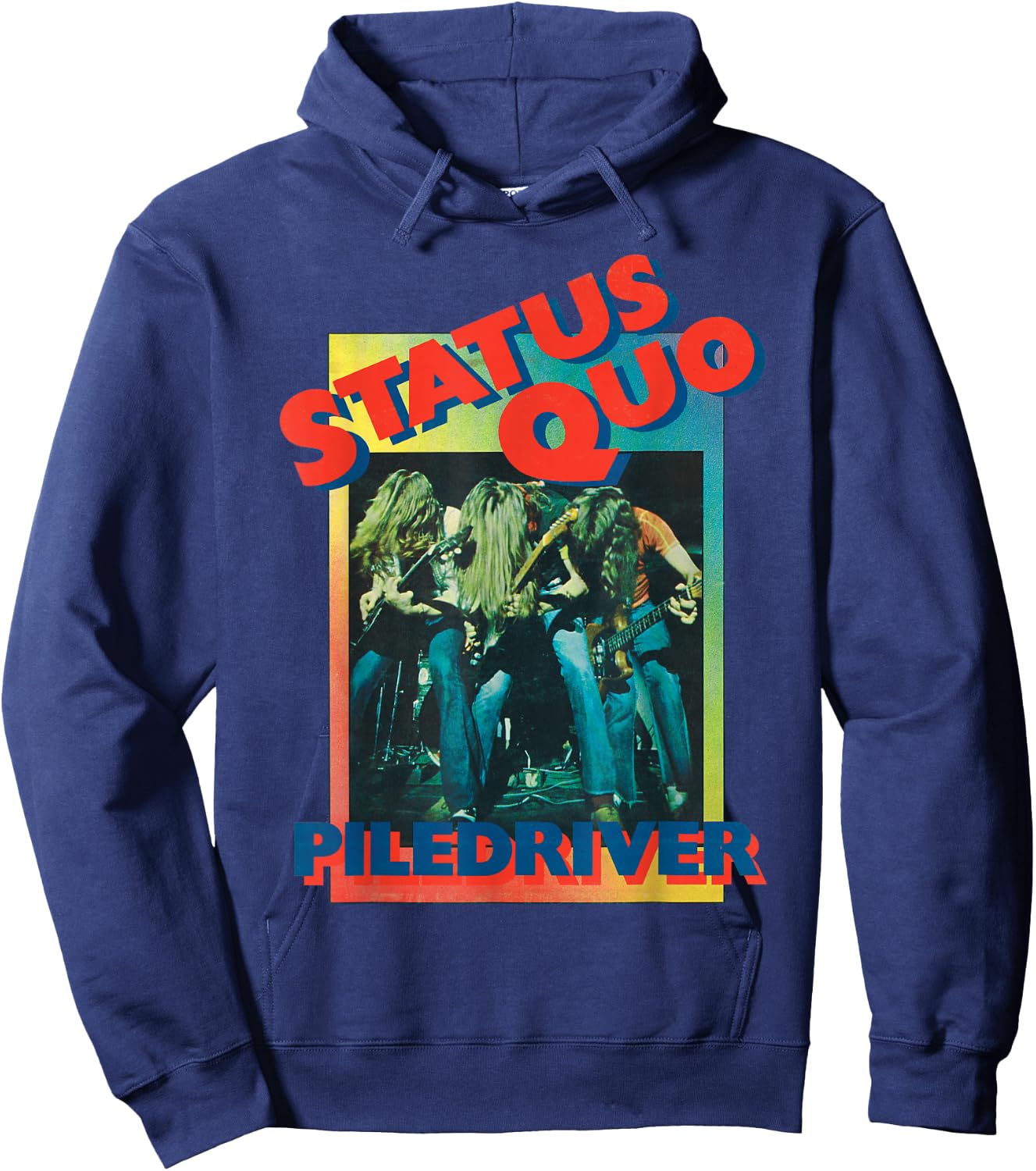 Status Quo Piledriver Gradient Hoodie - Hoodie | Navy
