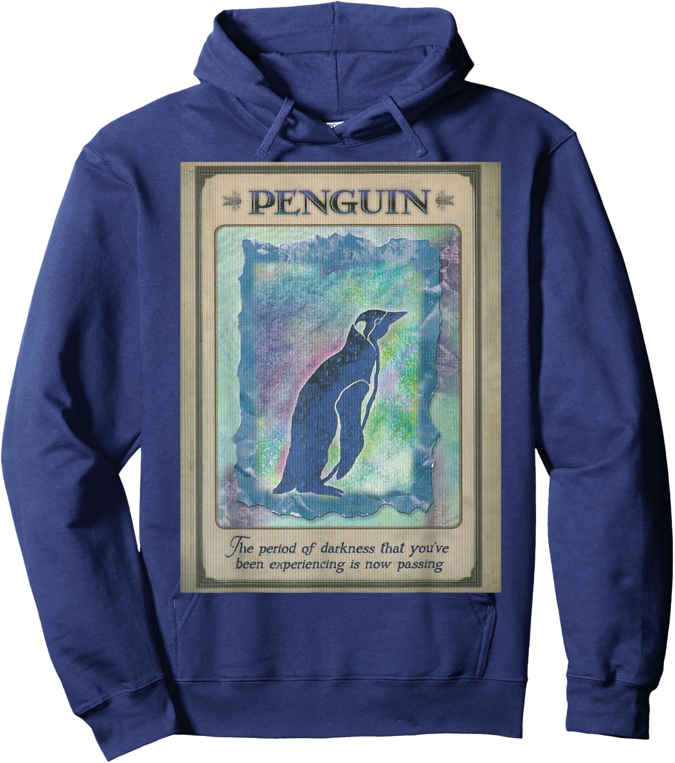 Penguin Tarot Card Hoodie - Hoodie | Navy